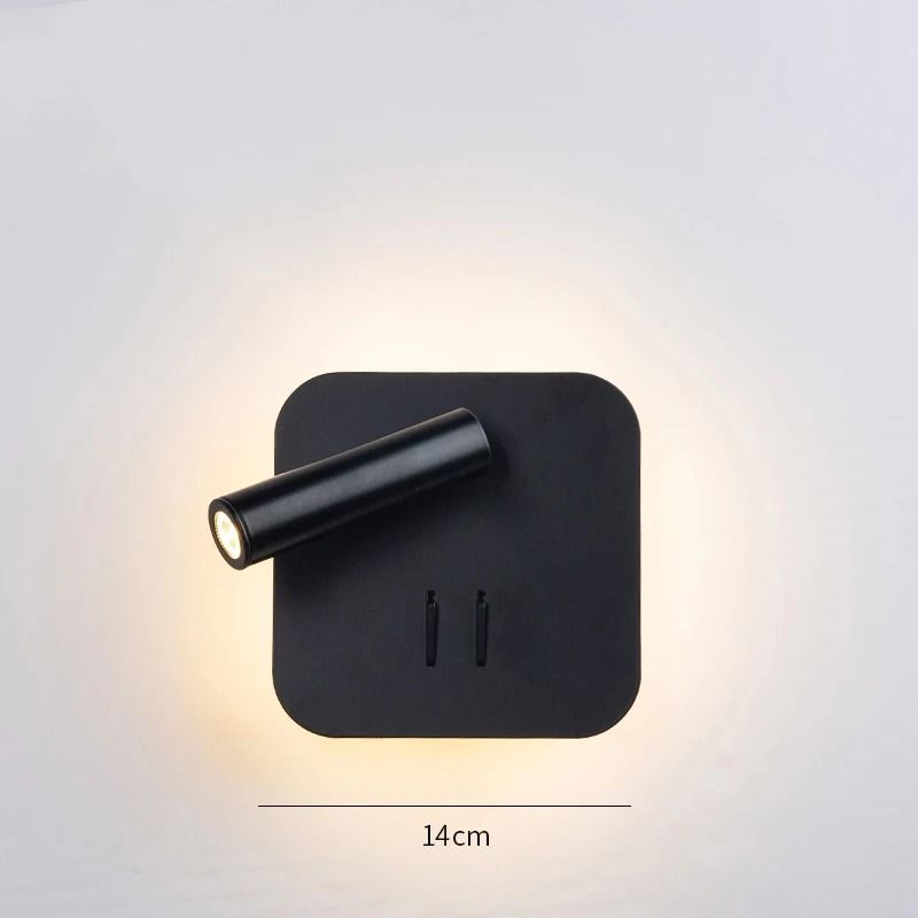 Adjustable Wall Reading Lamp With Switch Bedside Light 3