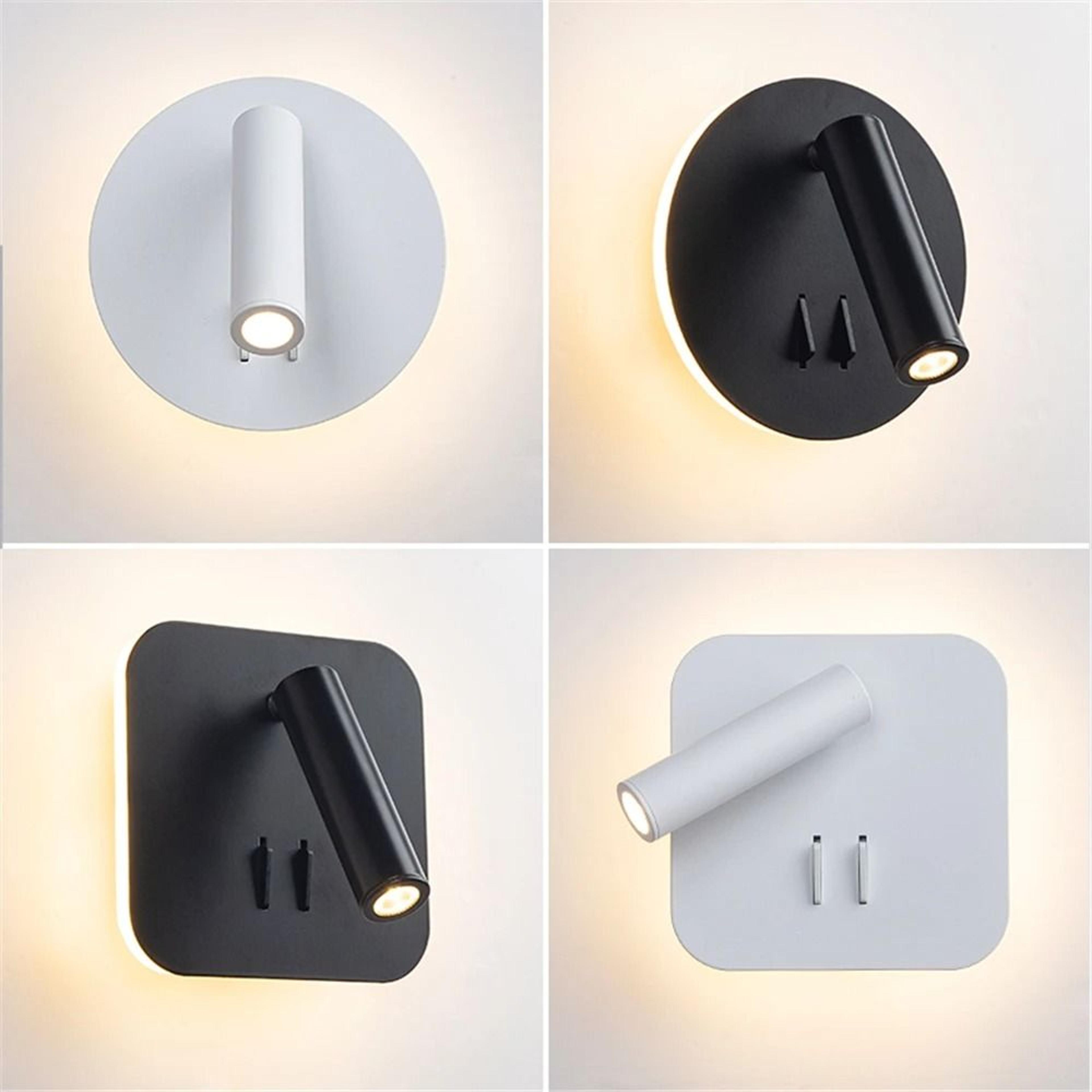 Adjustable Wall Reading Lamp With Switch Bedside Light 0