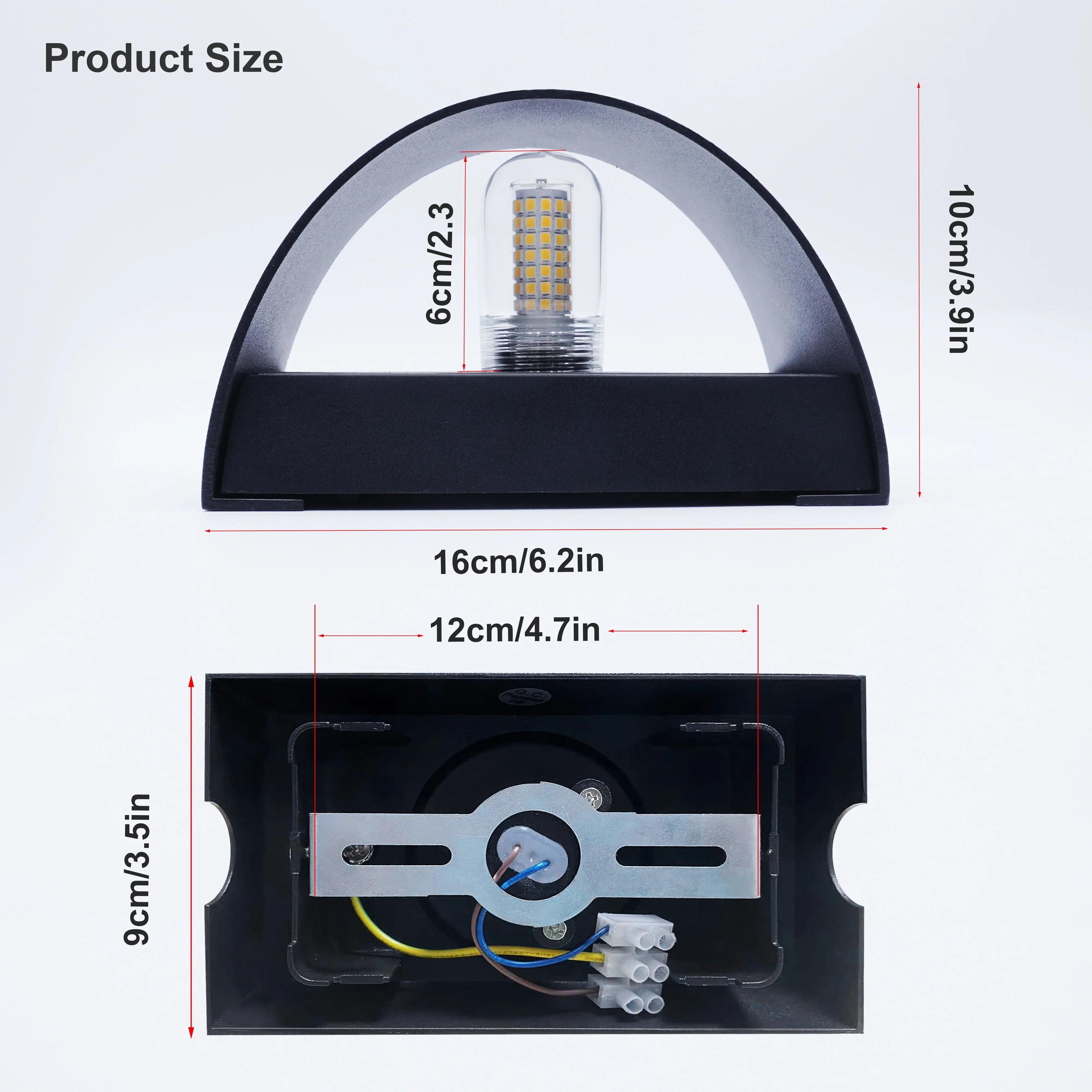 Modern 7W G9 Up Down Wall Light IP65 Sconce 2