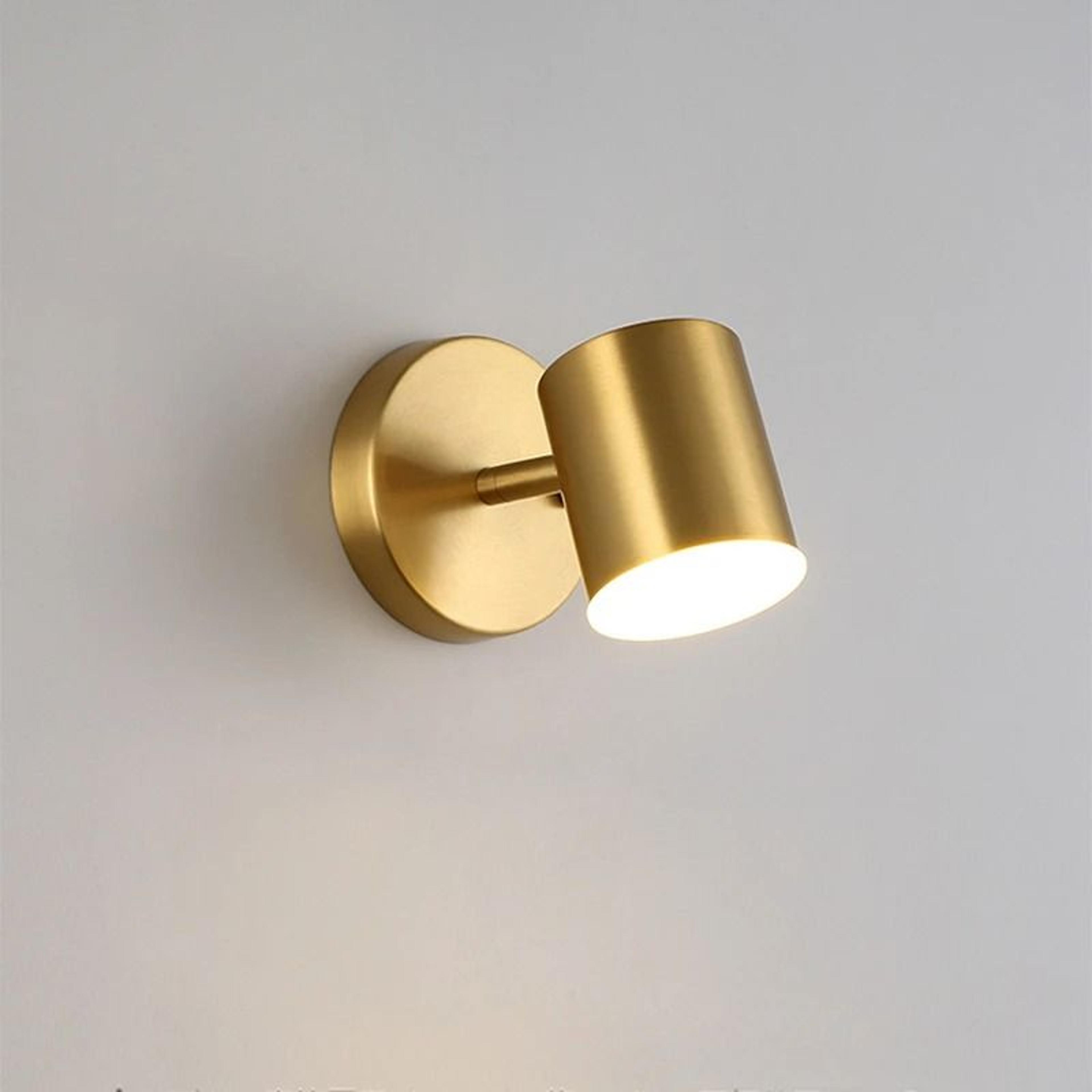 Nordic Rotating Gold Wall Lamp Modern Mirror Accent Light 5