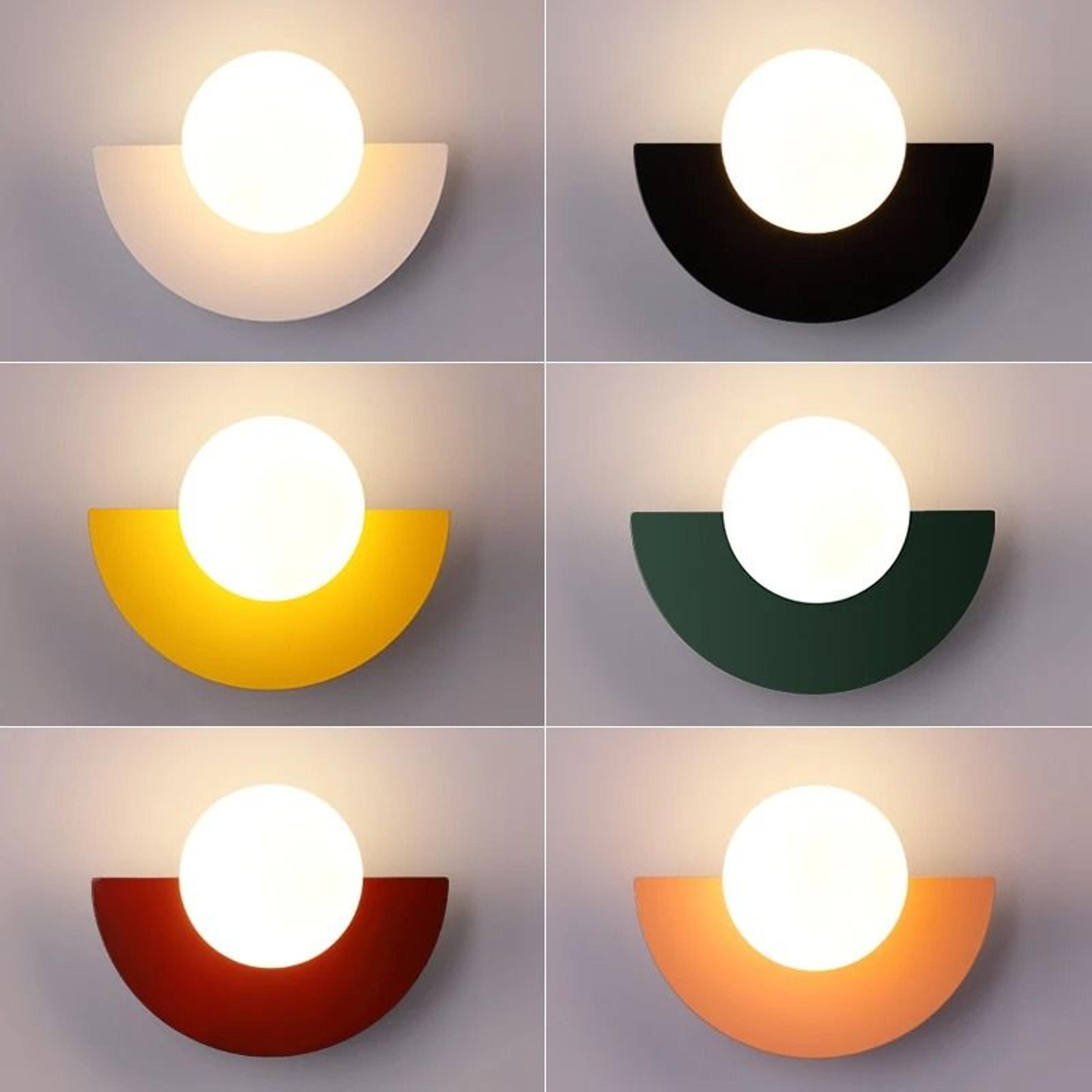 Modern G9 Globe Wall Sconce Round LED Accent Light 12