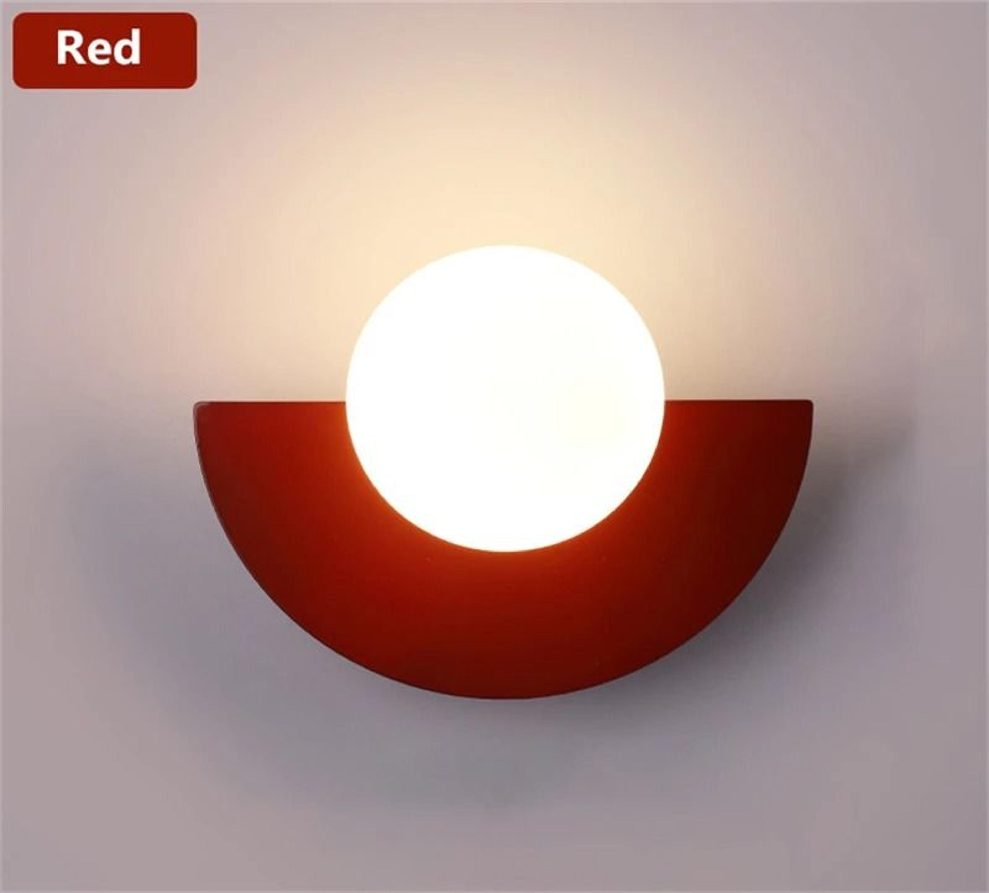 Modern G9 Globe Wall Sconce Round LED Accent Light 3