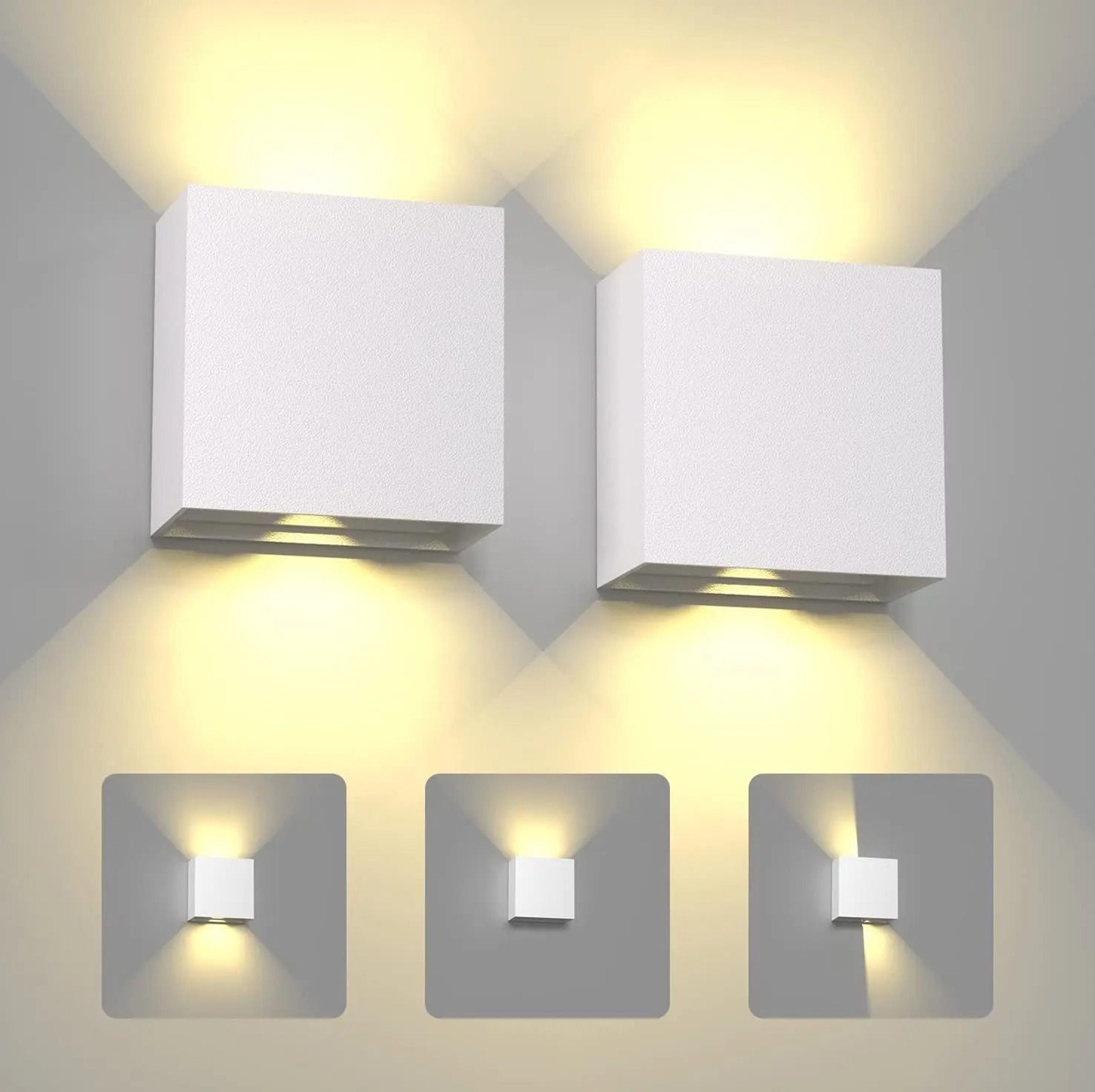 Modern 6W LED Up Down Wall Light IP65 Adjustable Sconce 4