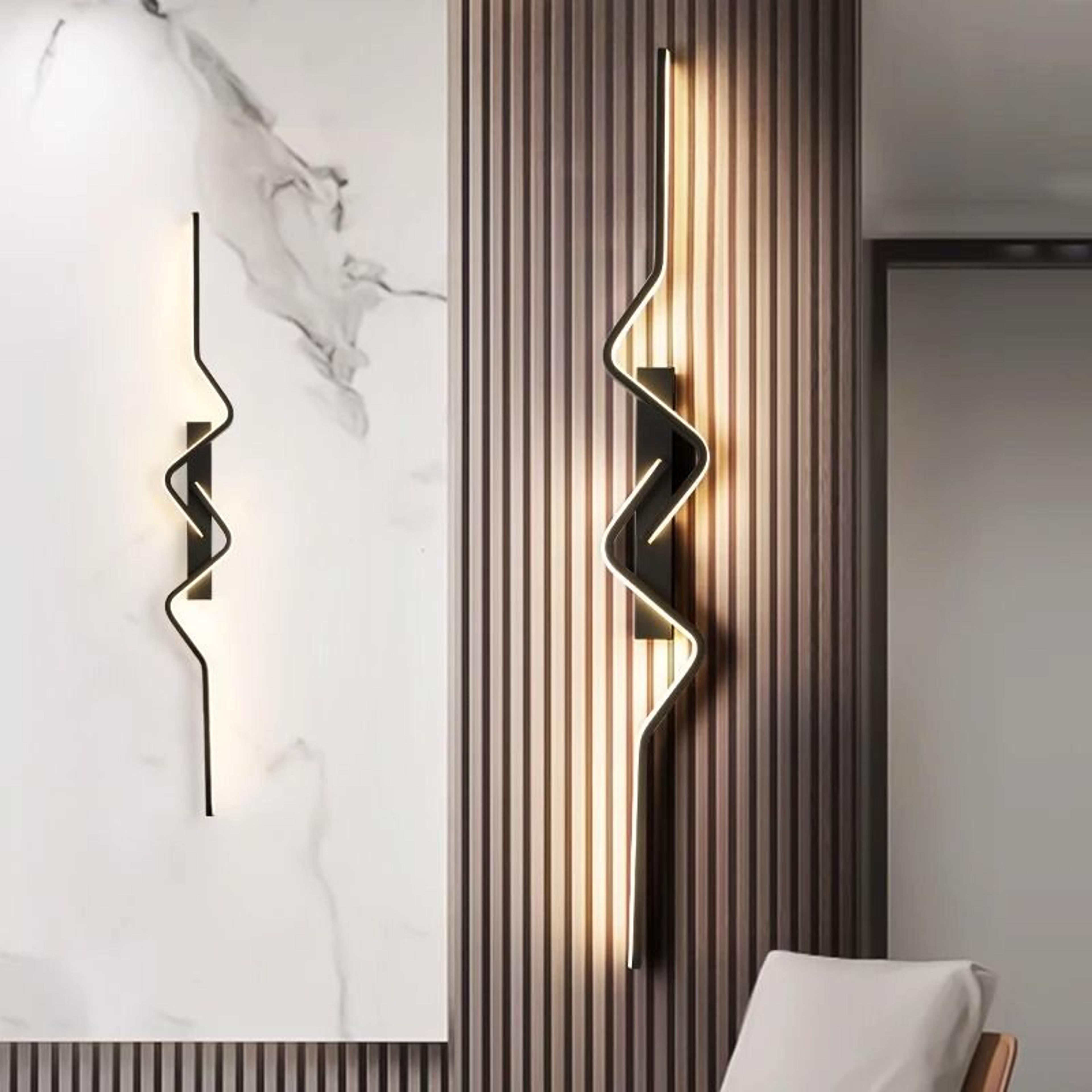 Nordic Long LED Wall Light Modern Staircase Sconce 0