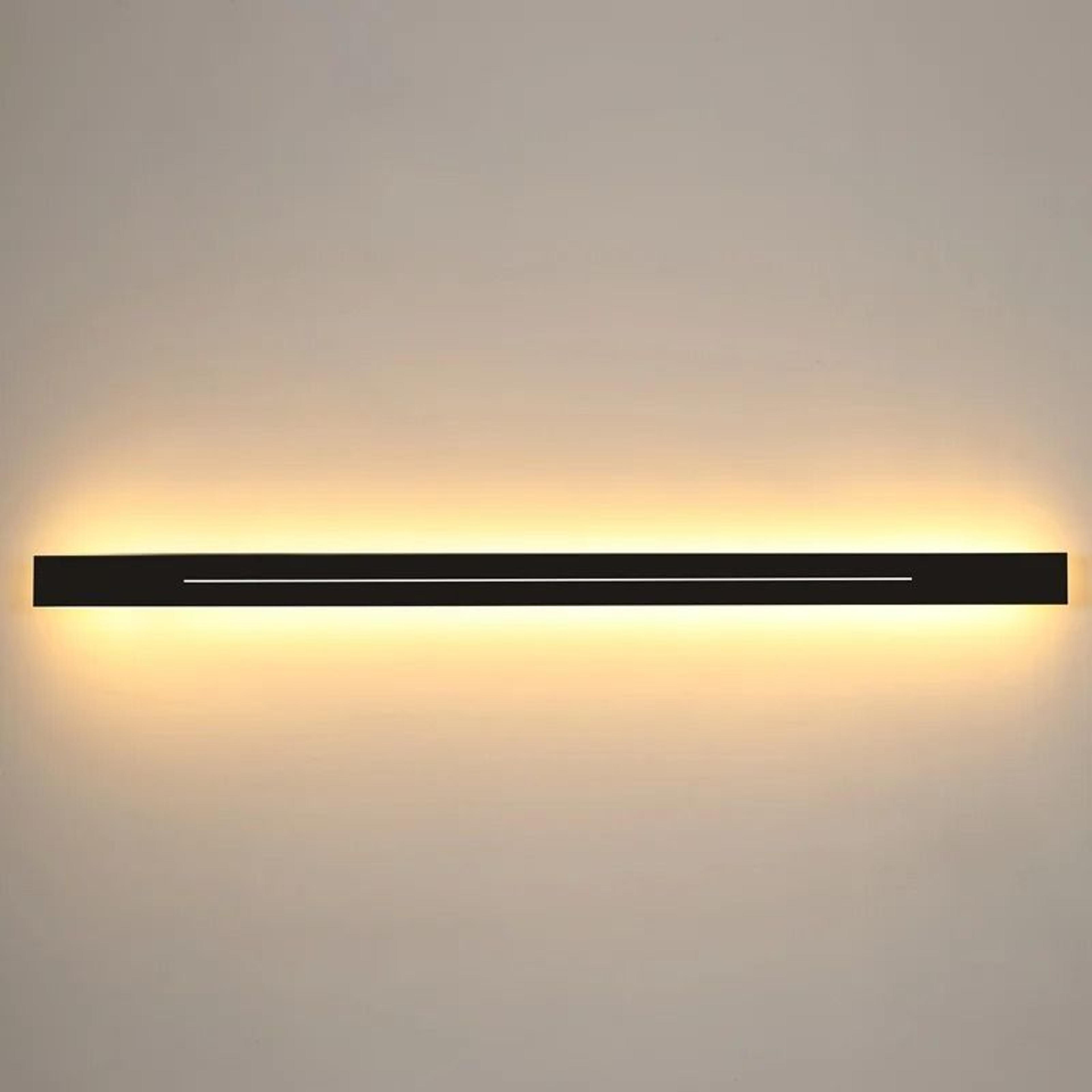 Nordic LED Mirror Wall Light Gold Black Modern Acrylic Sconce 7