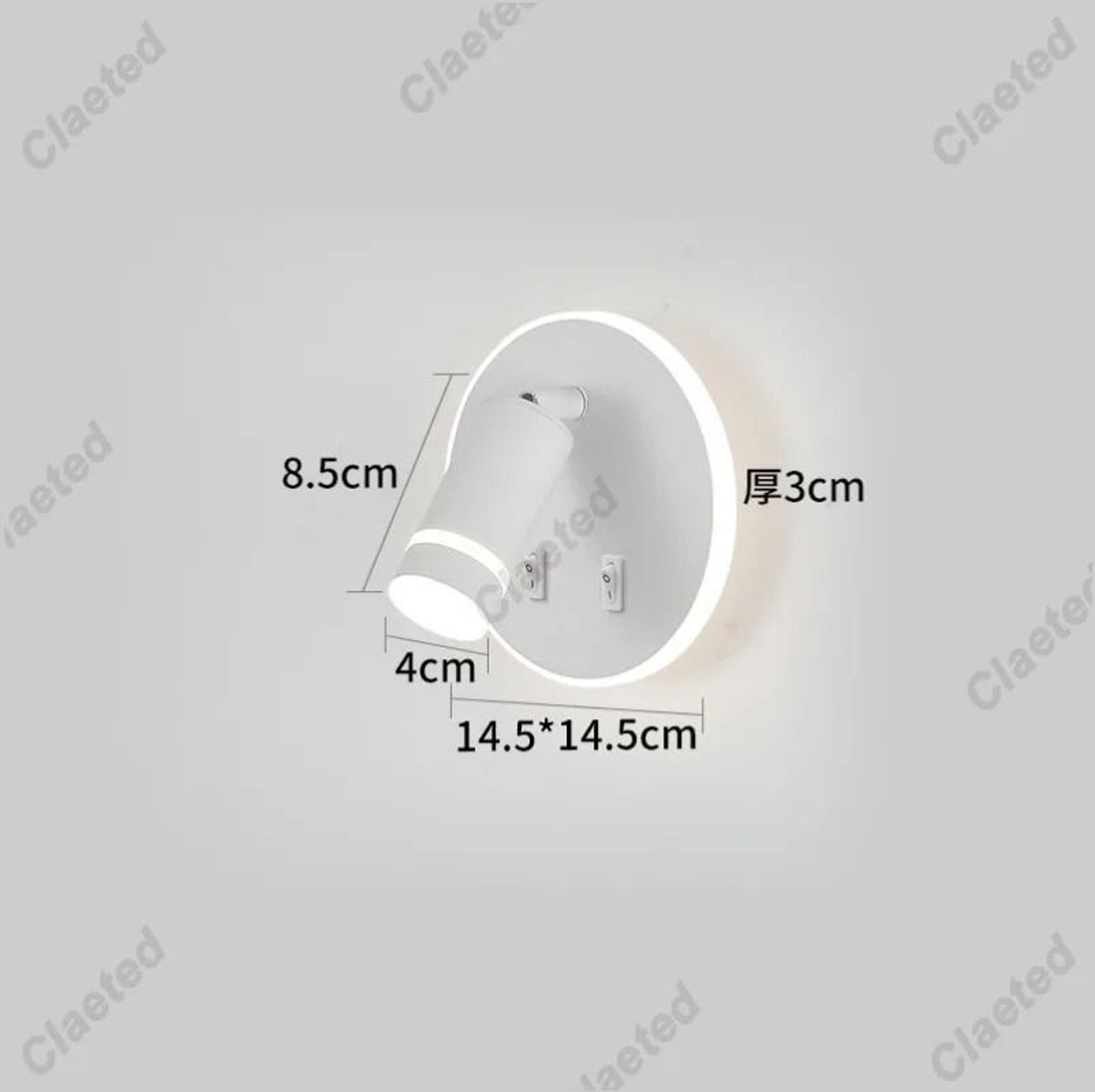 Adjustable LED Bedside Reading Light With USB Charging Port 1