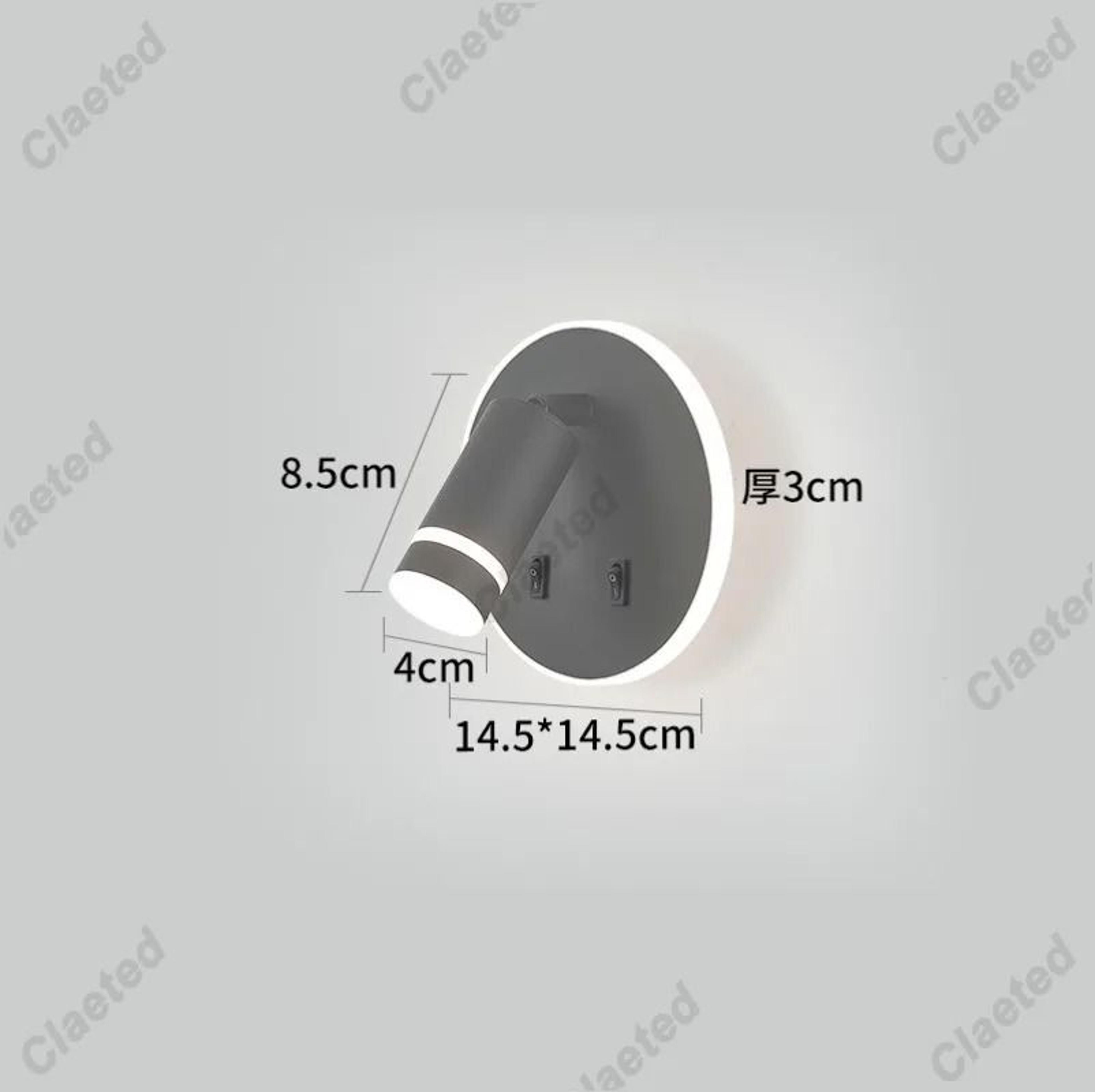 Adjustable LED Bedside Reading Light With USB Charging Port 2