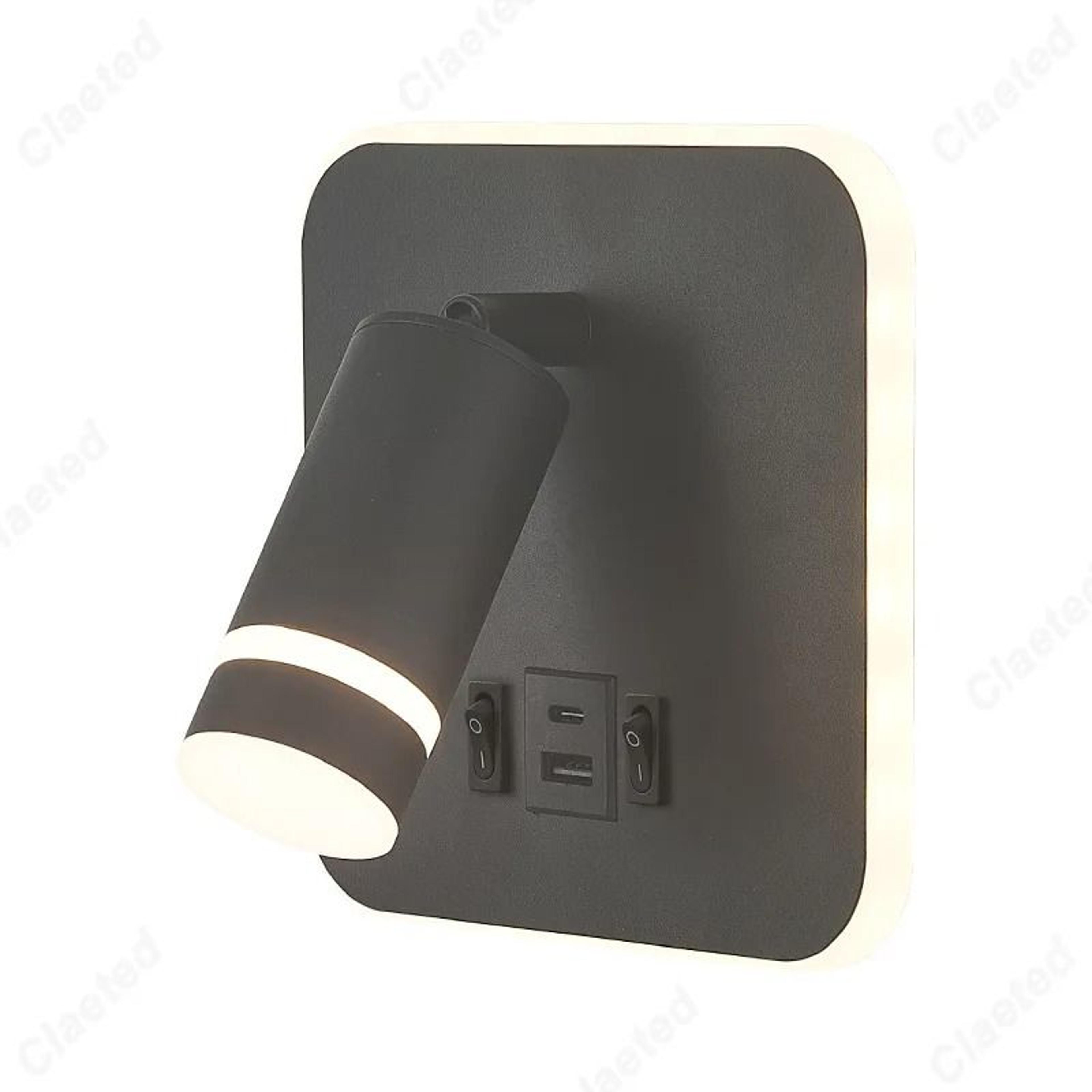 Adjustable LED Bedside Reading Light With USB Charging Port 13