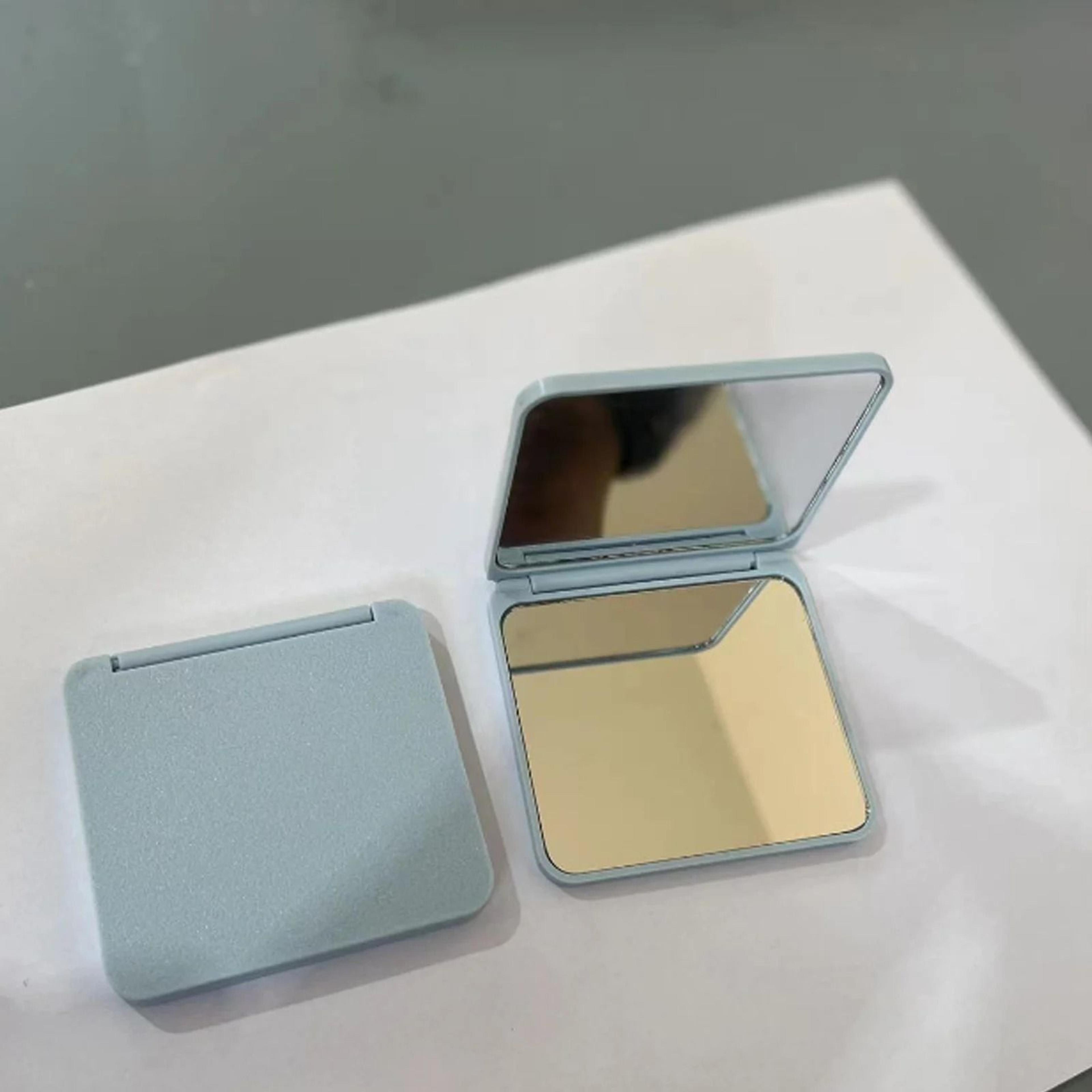 Cute Double Sided Pocket Mirror Square Folding Makeup Compact 9