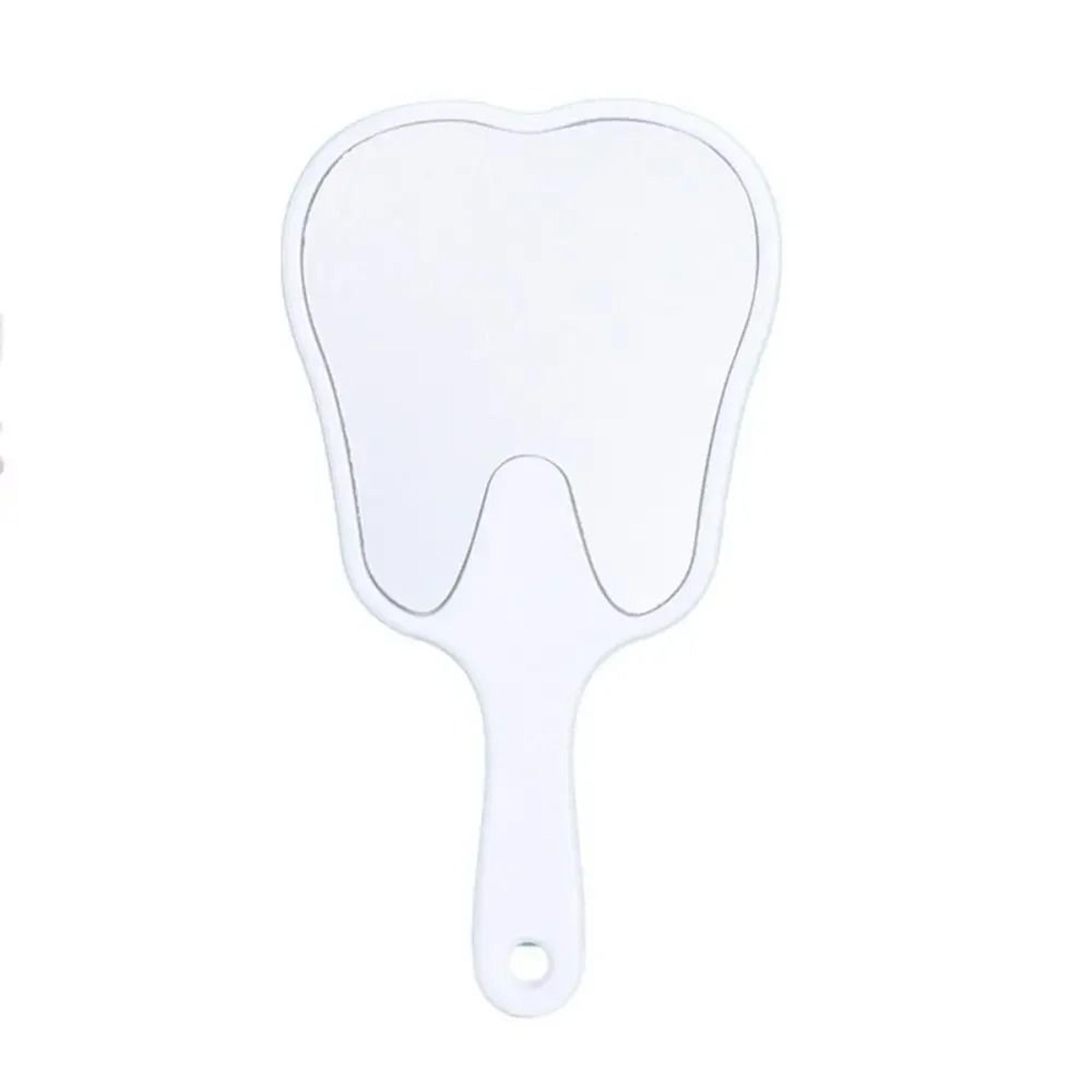 ToothGlow Portable Tooth Shaped Mirror Handheld Makeup Mirror 8