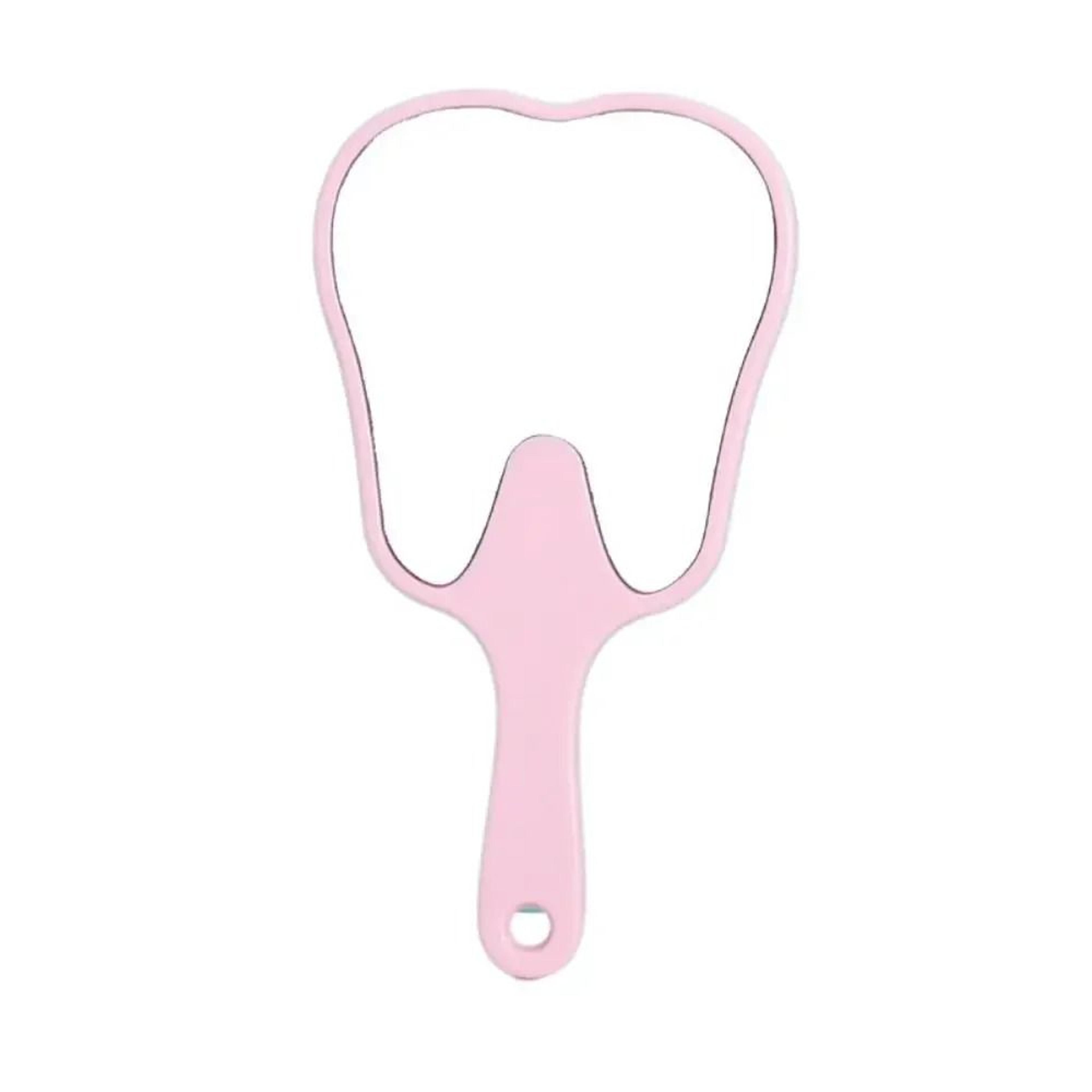 ToothGlow Portable Tooth Shaped Mirror Handheld Makeup Mirror 9