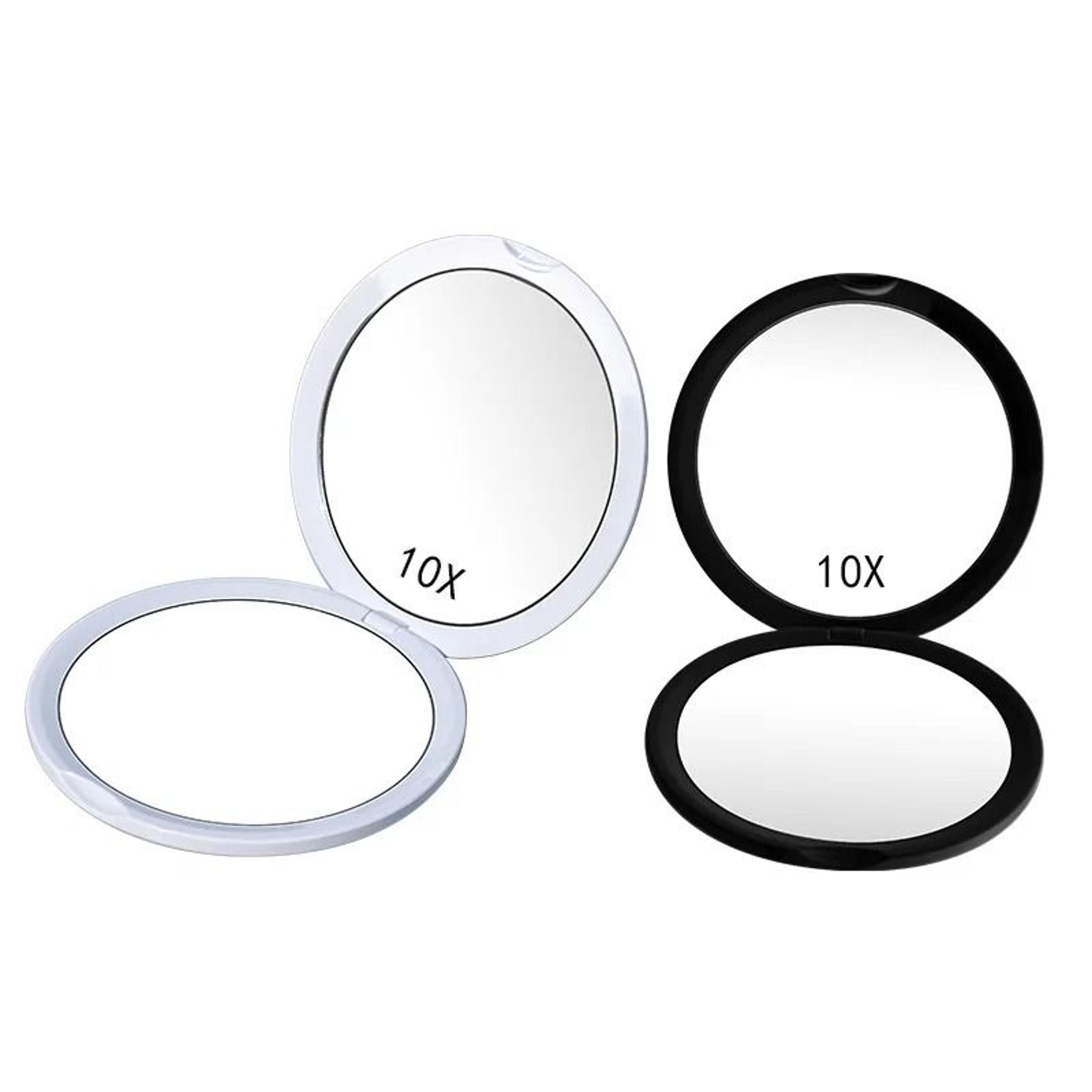 clear view 10x magnifying pocket mirrordouble