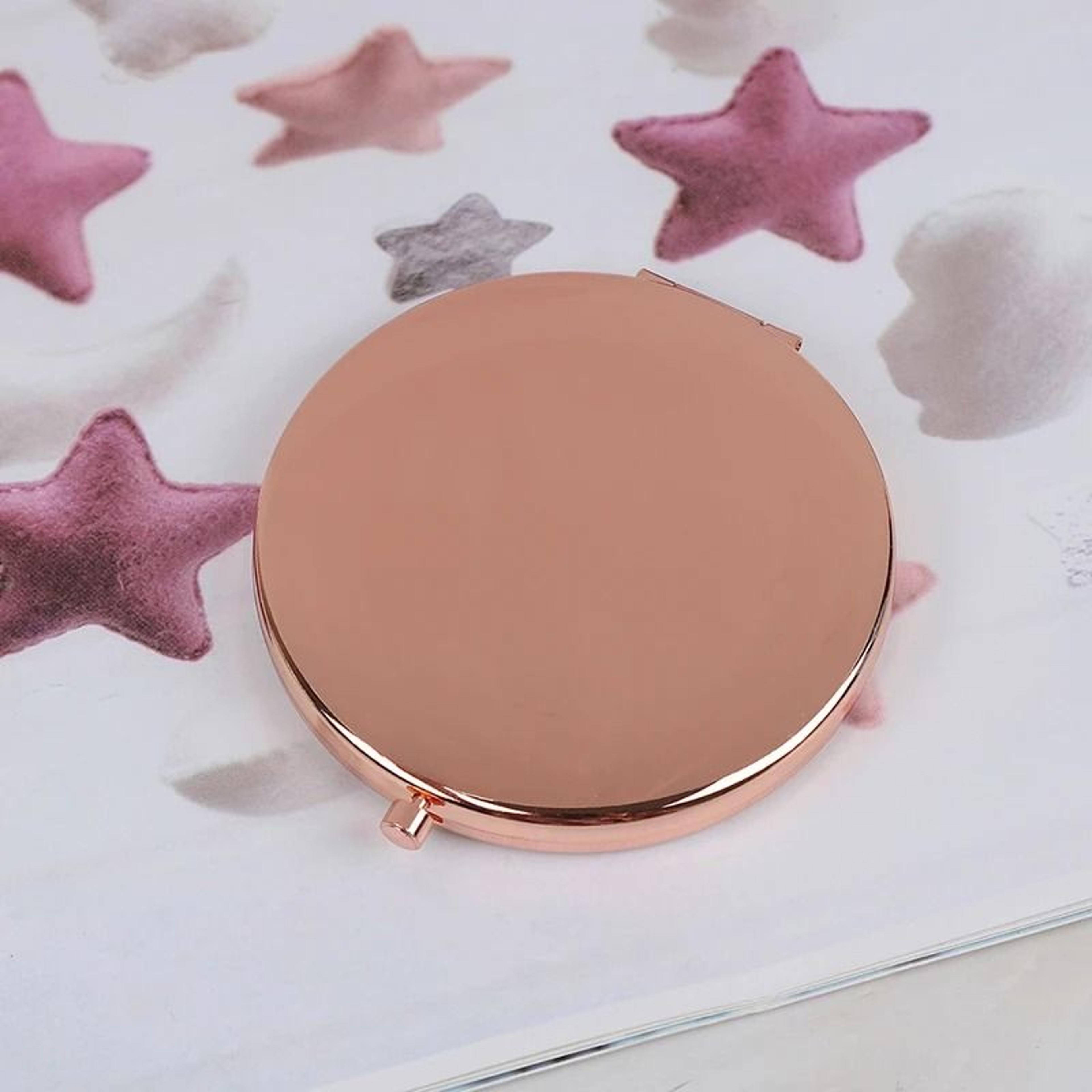 Portable Stainless Steel Pocket Mirror Folding Compact Makeup Travel Beauty Mirror 4