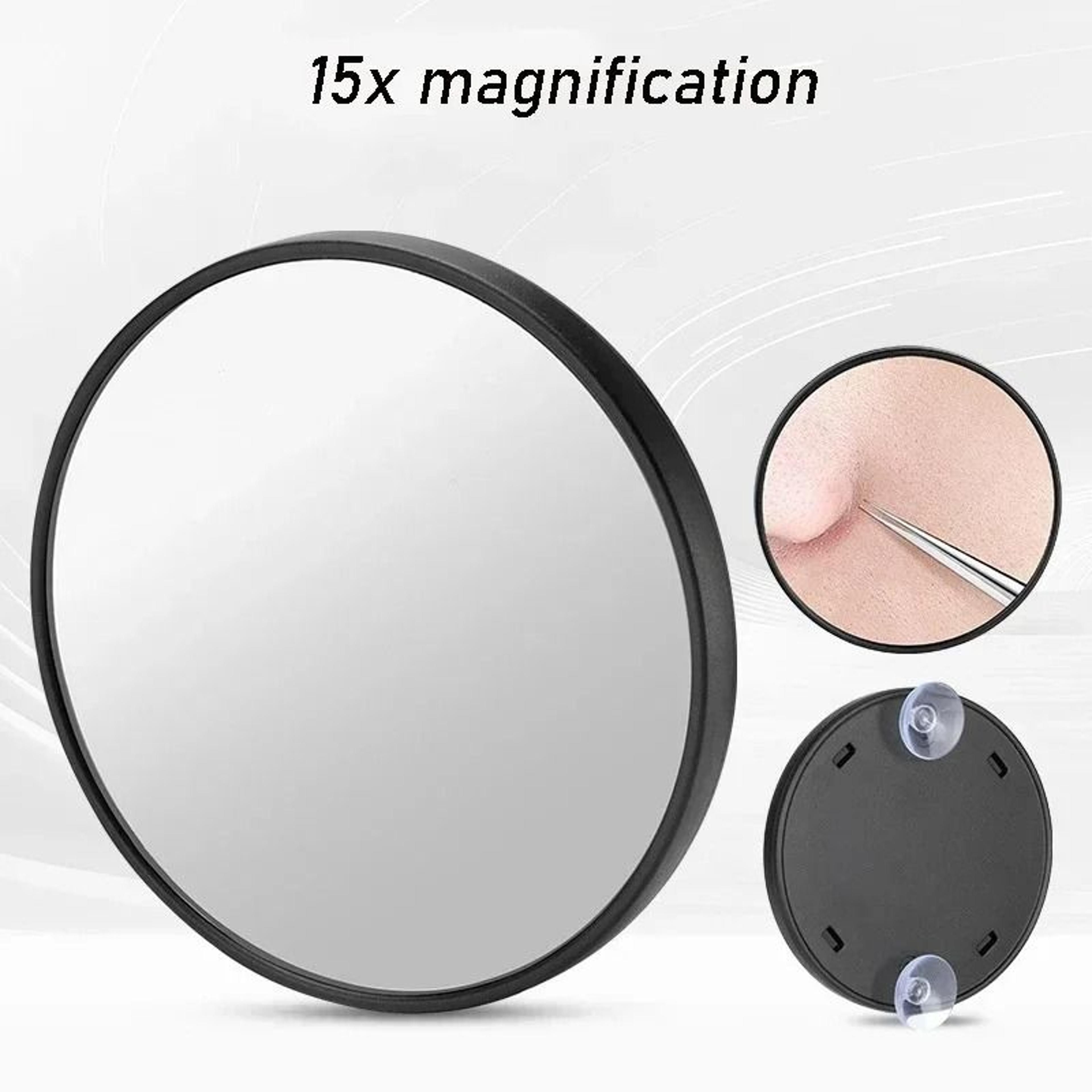 Precision Magnifying Makeup Mirror 5X 10X 15X Suction Cup Travel Mirror 3