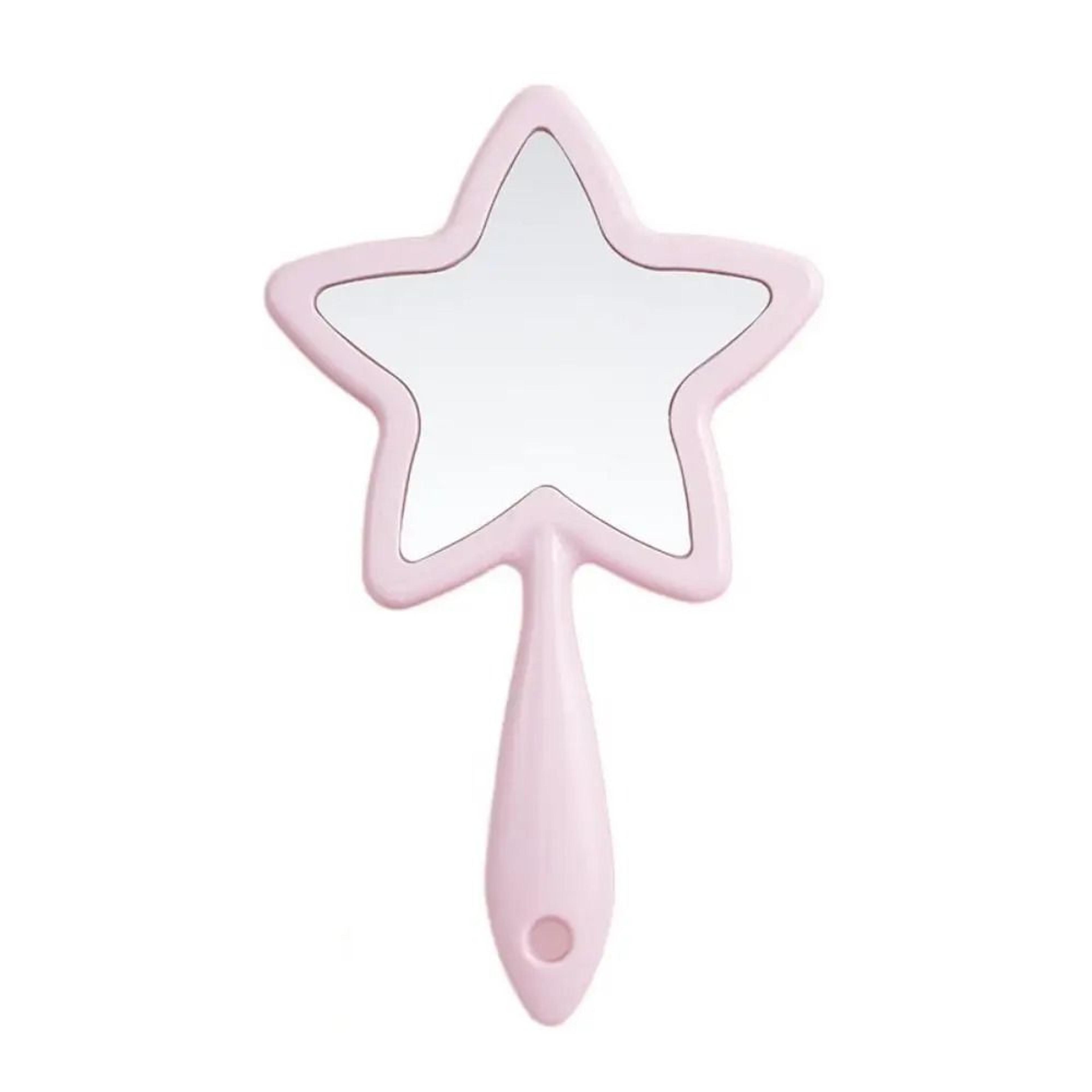 Cute Five Point Star Handheld Mirror Hanging Makeup Beauty Vanity Mirror 3