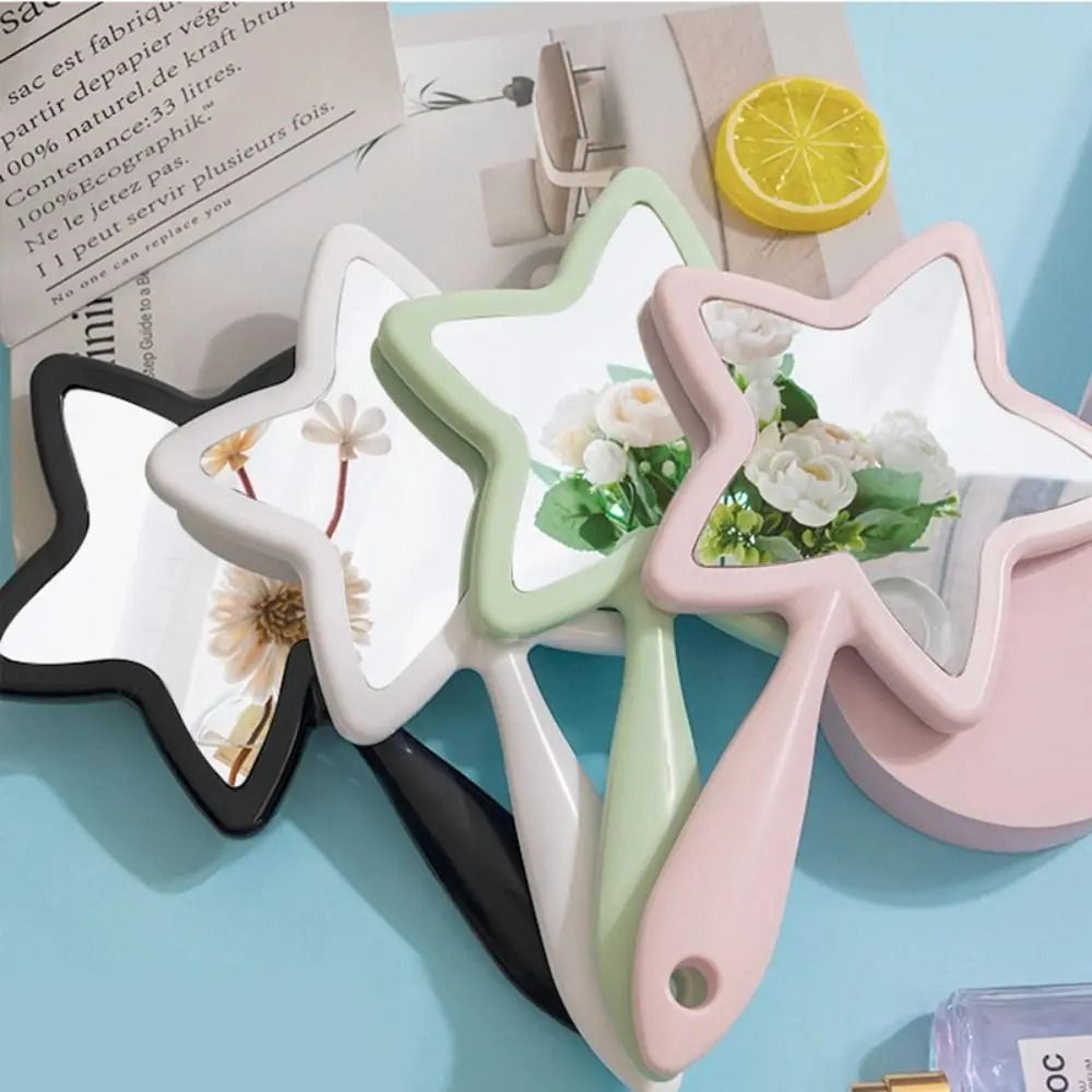 Cute Five Point Star Handheld Mirror Hanging Makeup Beauty Vanity Mirror 7