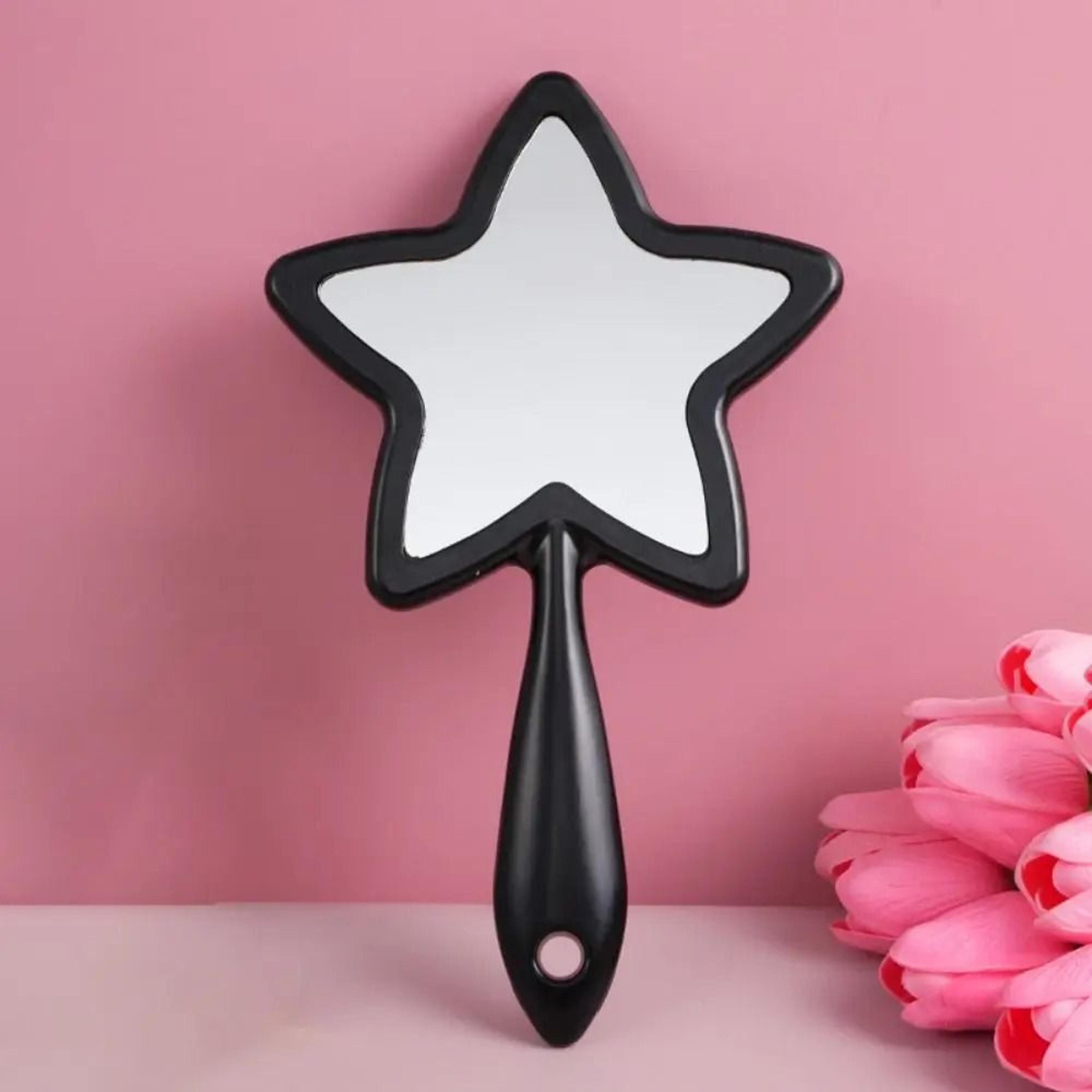 Cute Five Point Star Handheld Mirror Hanging Makeup Beauty Vanity Mirror 5