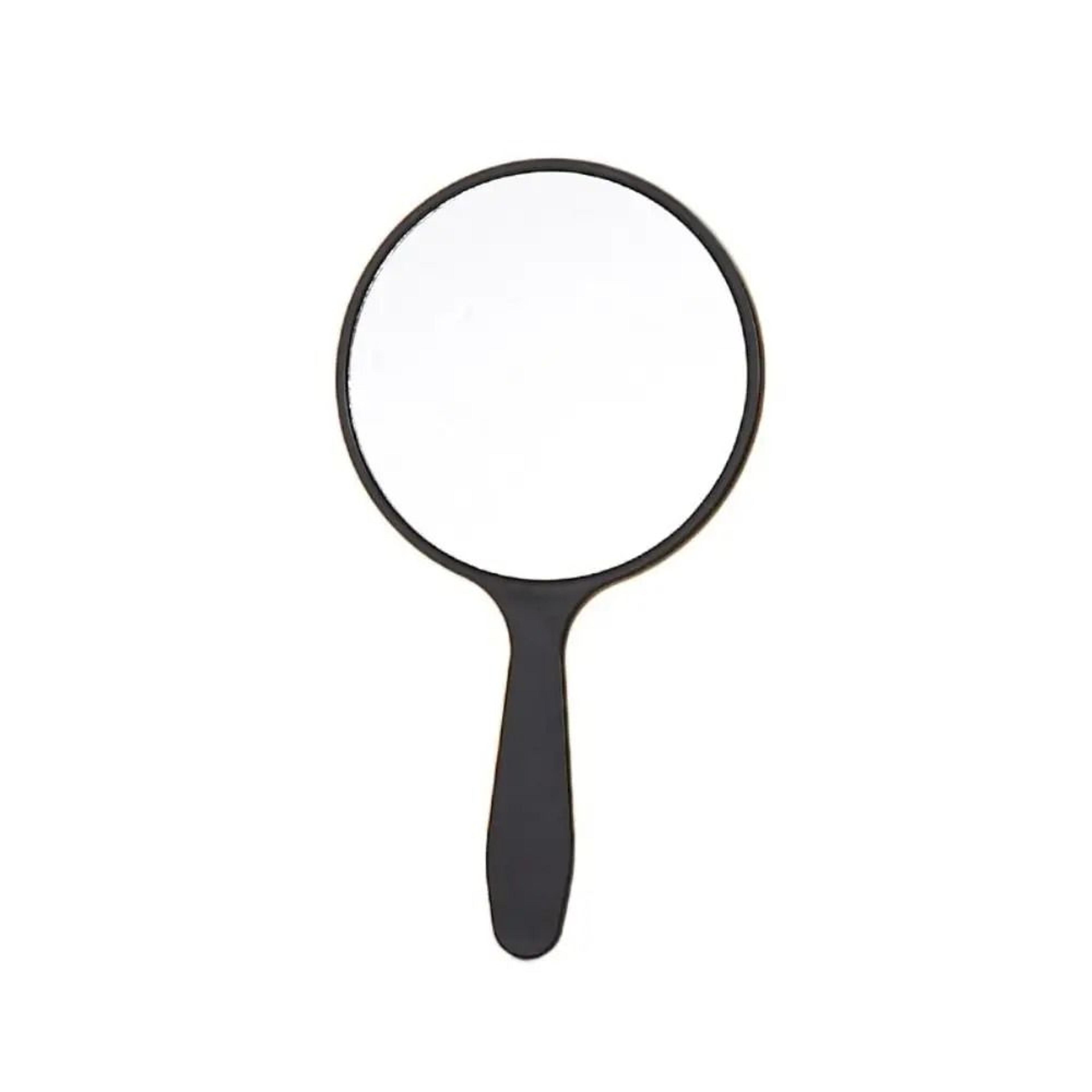 Cute Round Handheld Makeup Mirror Anti Fall Portable Beauty Hand Mirror 1