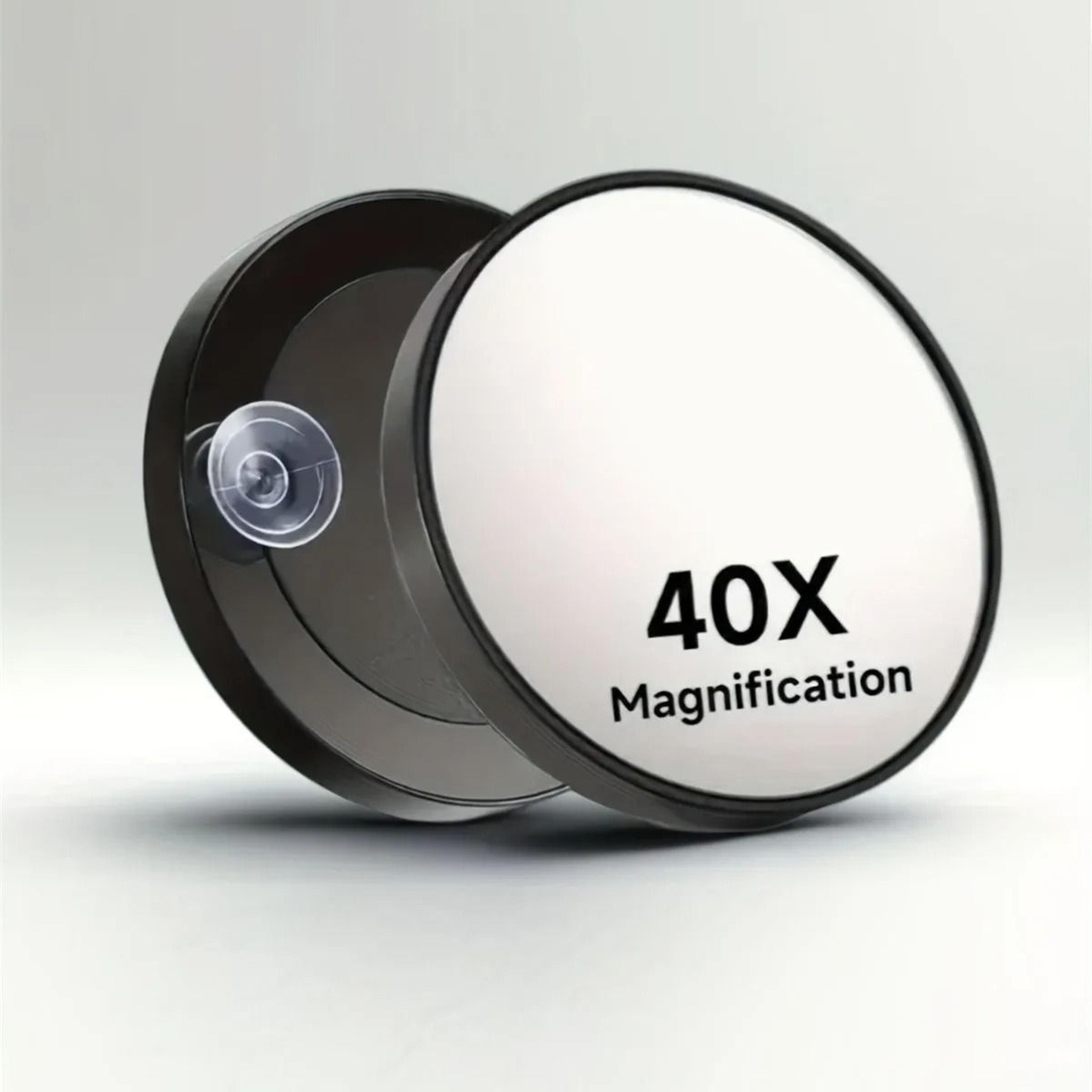 Double Sided Magnifying Mirror Foldable Handheld Makeup Mirror With Handle 4