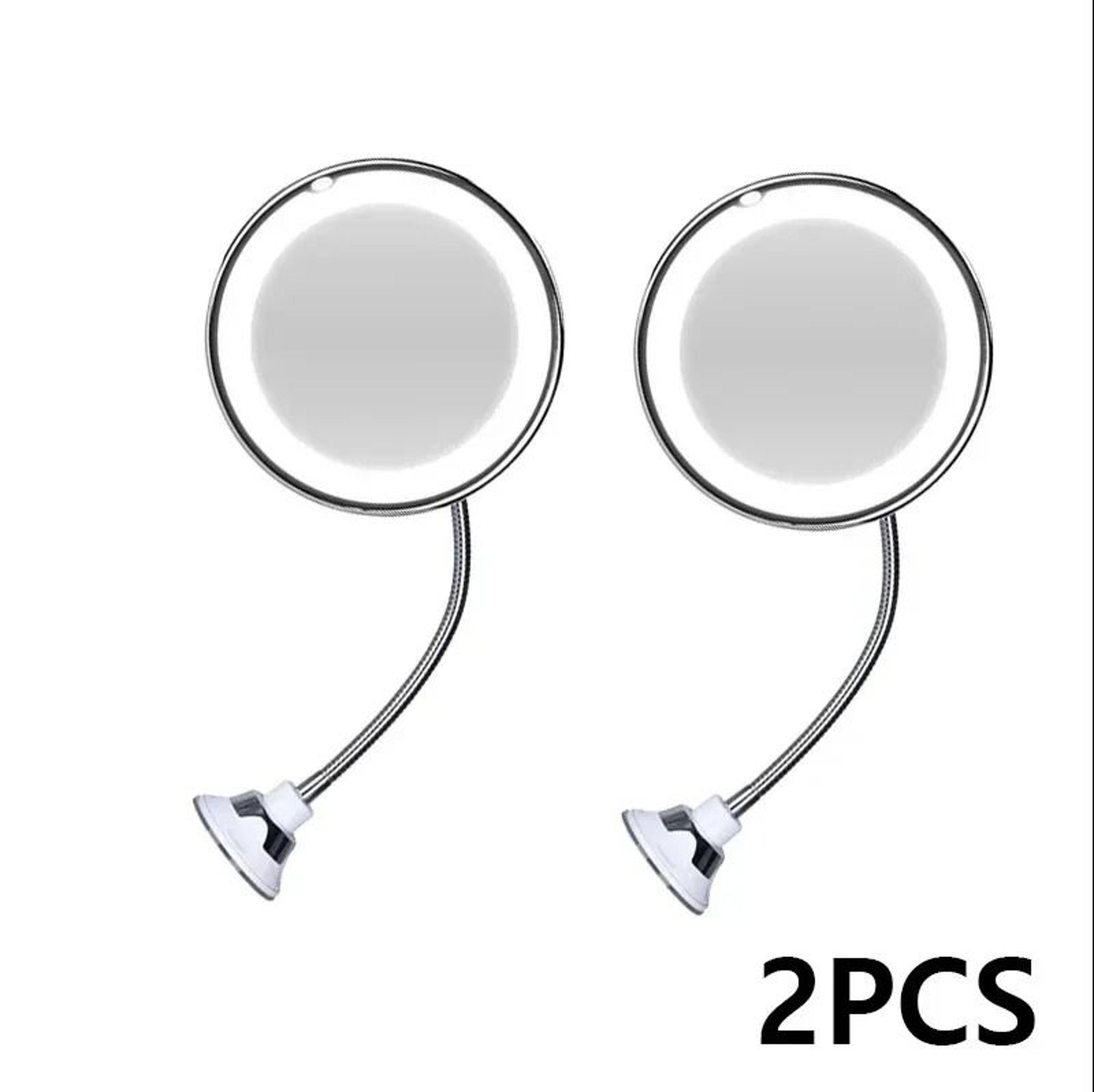10X Magnifying Makeup Mirror With LED Light And Suction Base 3
