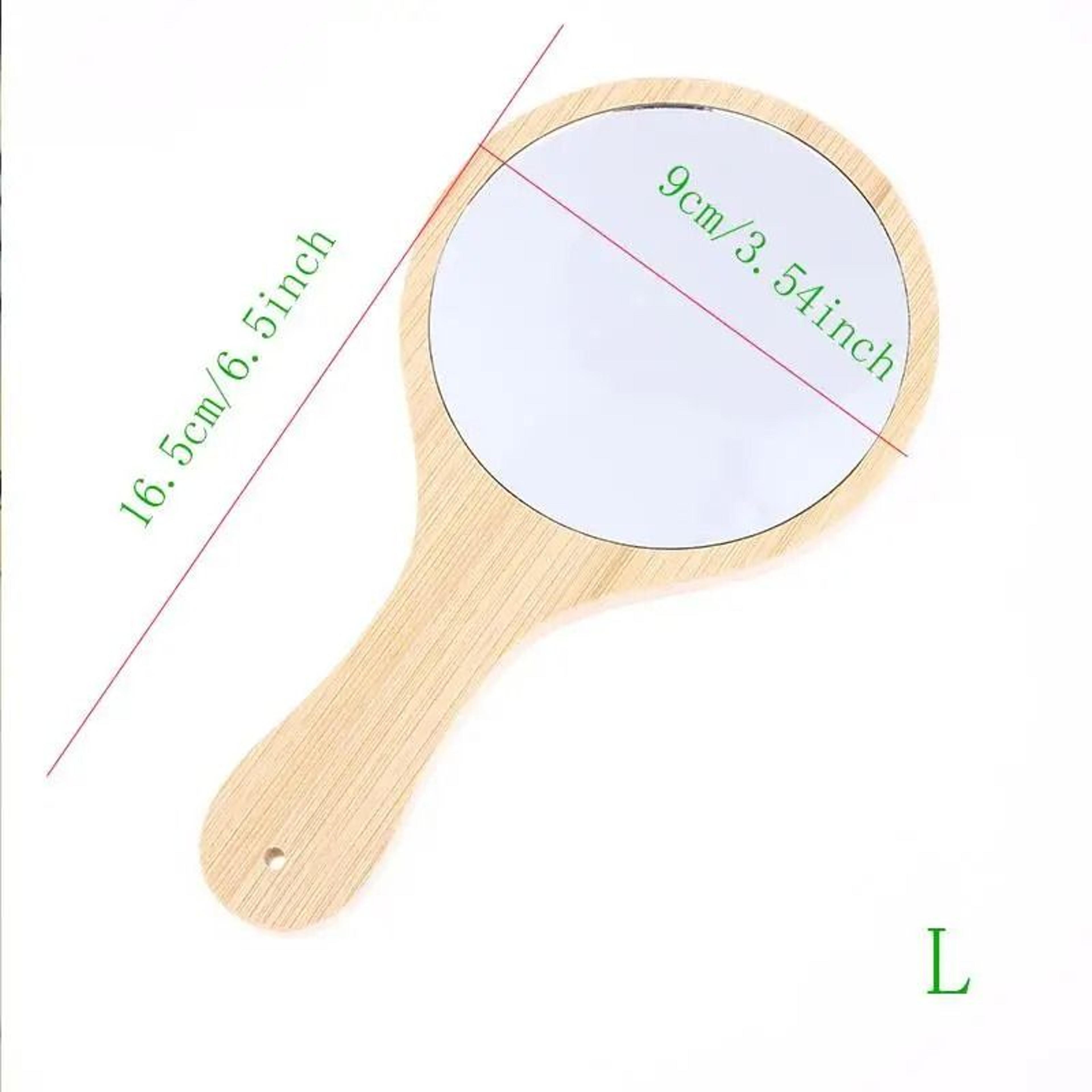 Professional Salon Hand Mirror Large Barber Hairdresser Mirror With Handle 12