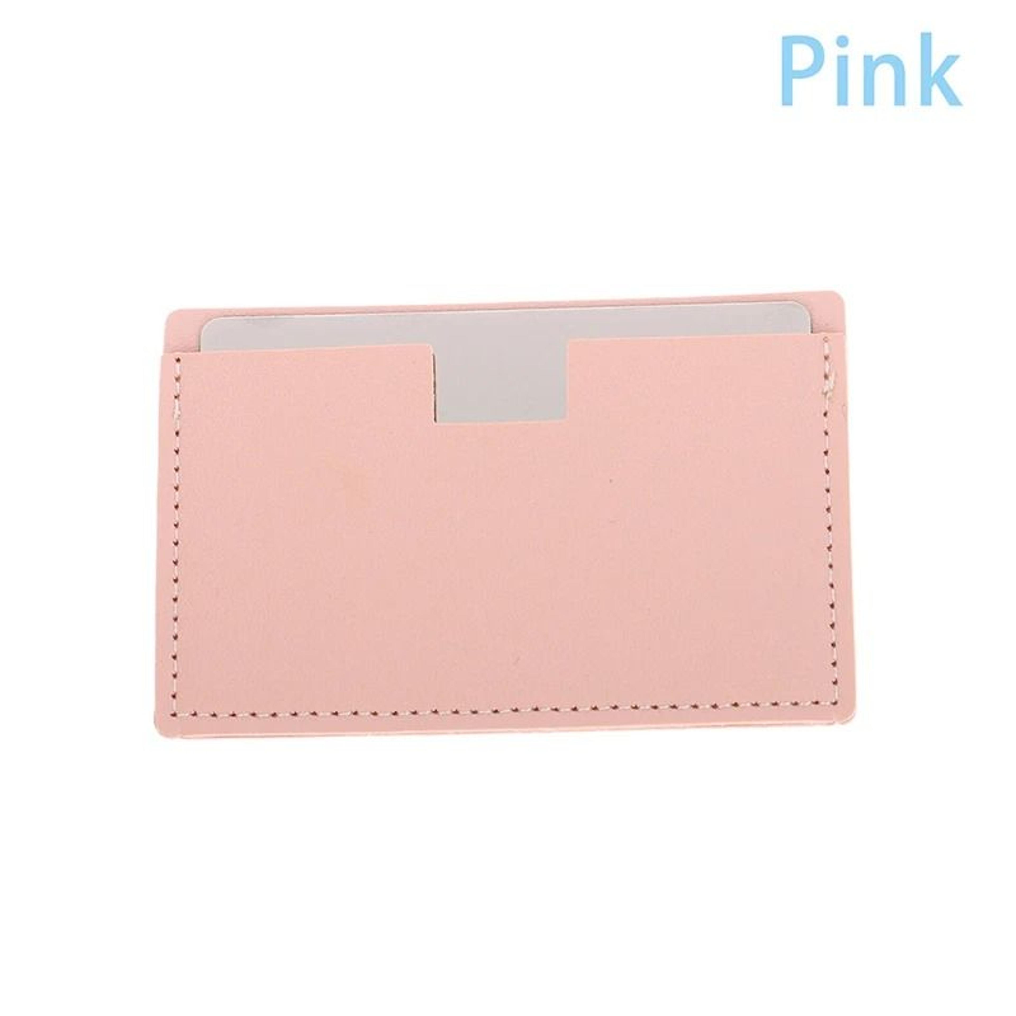 Stainless Steel Pocket Mirror Shatterproof Card Travel Makeup Mirror 7