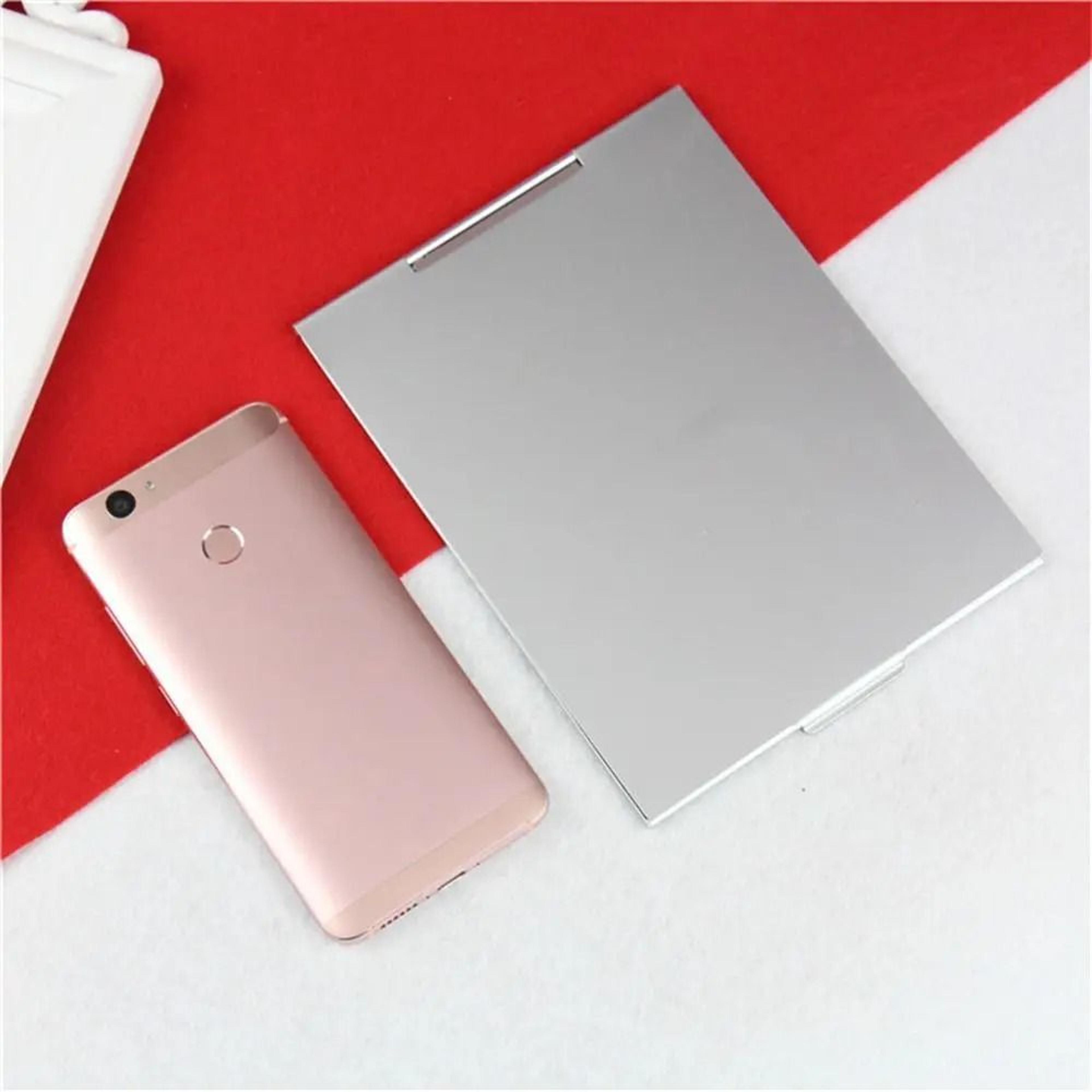 Aluminum Folding Pocket Mirror Portable Compact Travel Makeup Mirror 7
