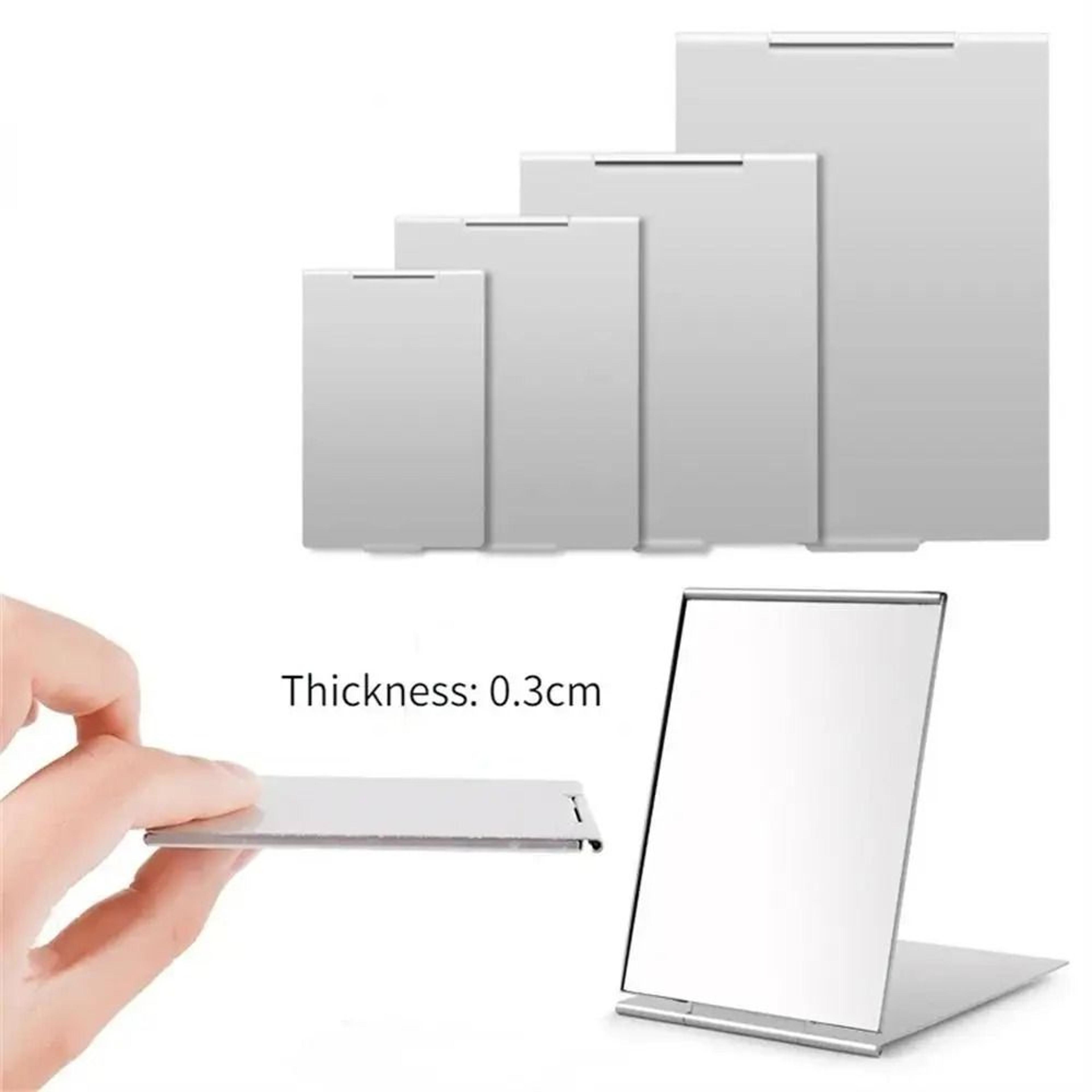 Aluminum Folding Pocket Mirror Portable Compact Travel Makeup Mirror 13