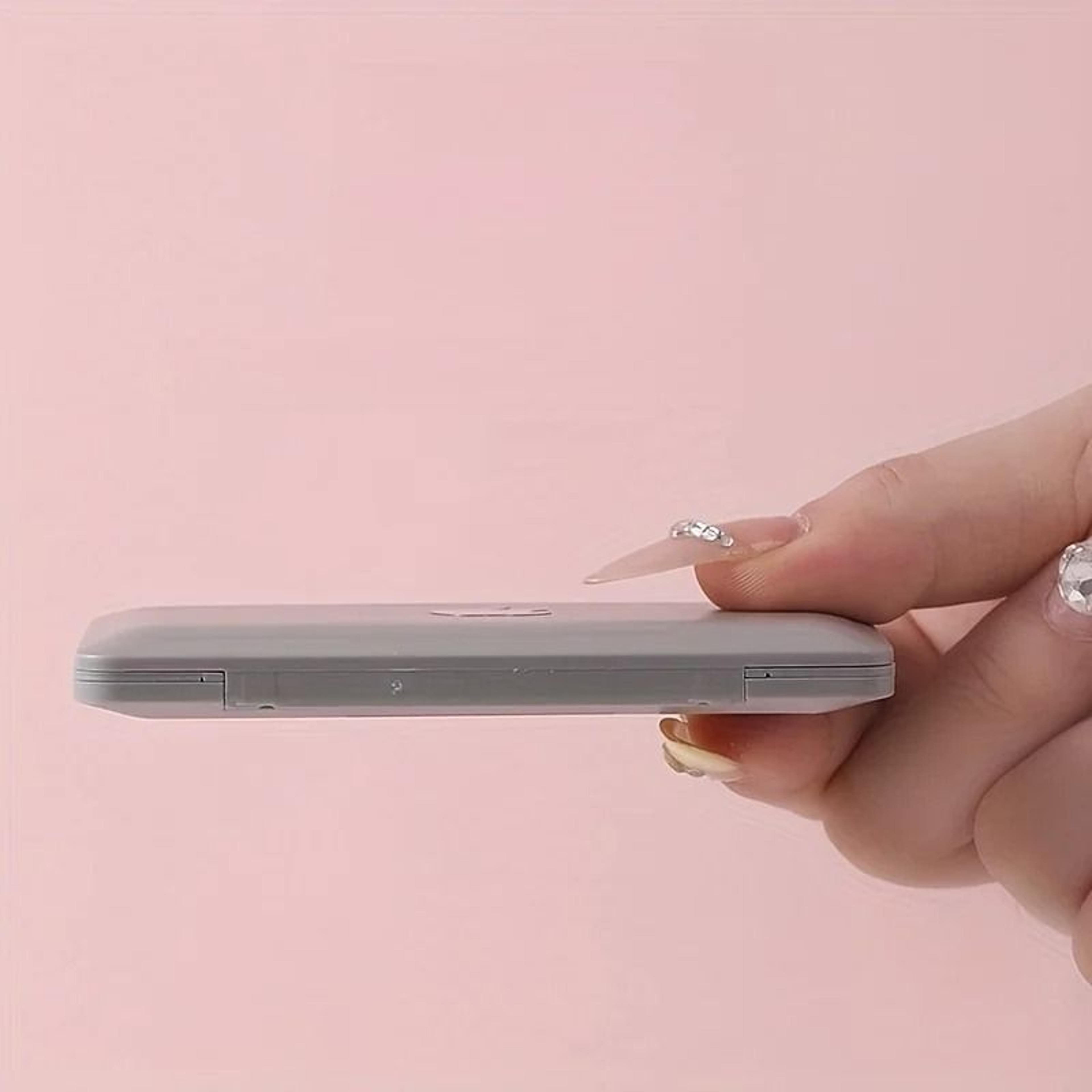 Mini Laptop Makeup Mirror Portable Folding Travel Pocket Mirror 6