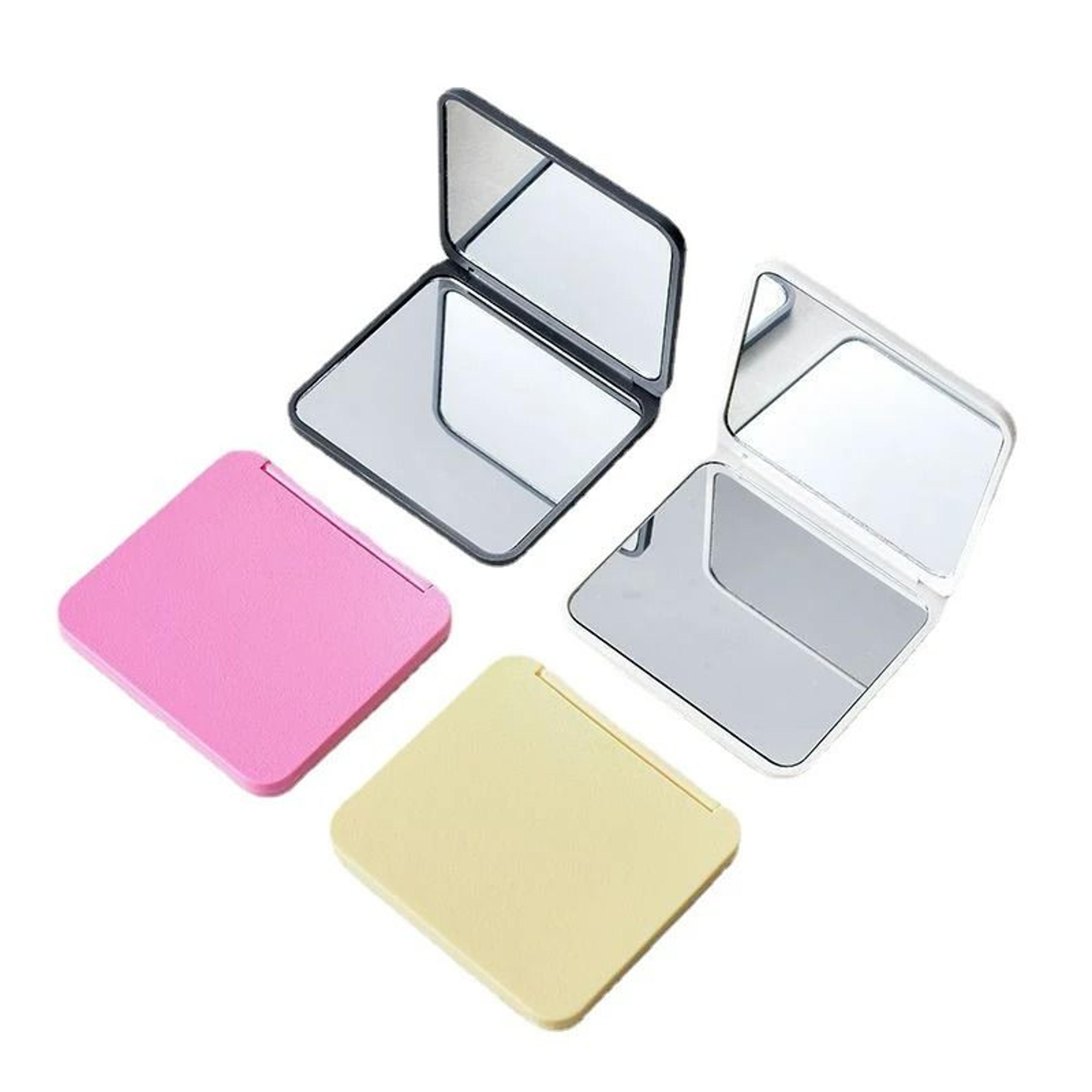 Square Double Sided Compact Mirror Portable Pocket Makeup Mirror 11