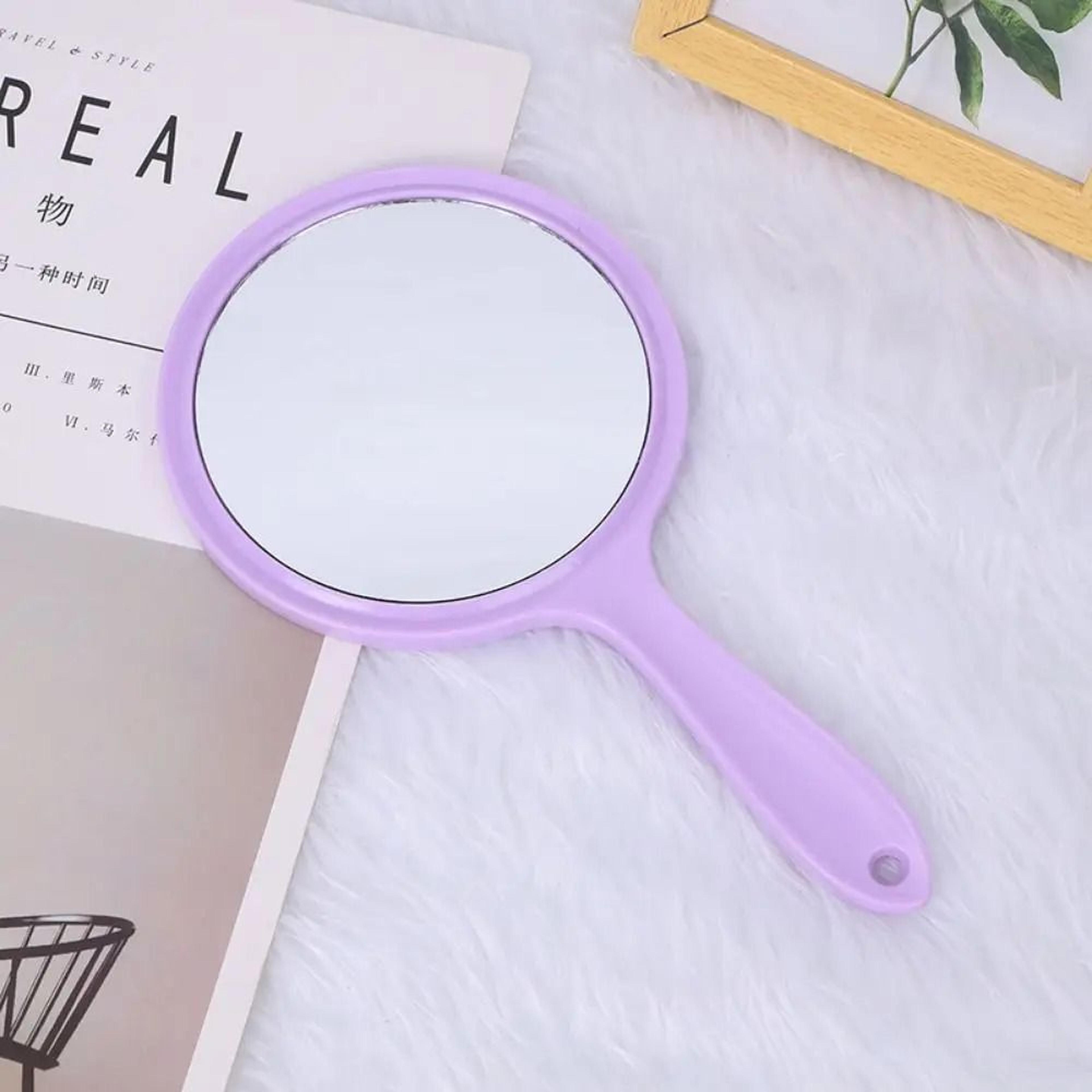 Double Sided Handheld Makeup Mirror 1X 3X Magnifying Beauty Mirror 11