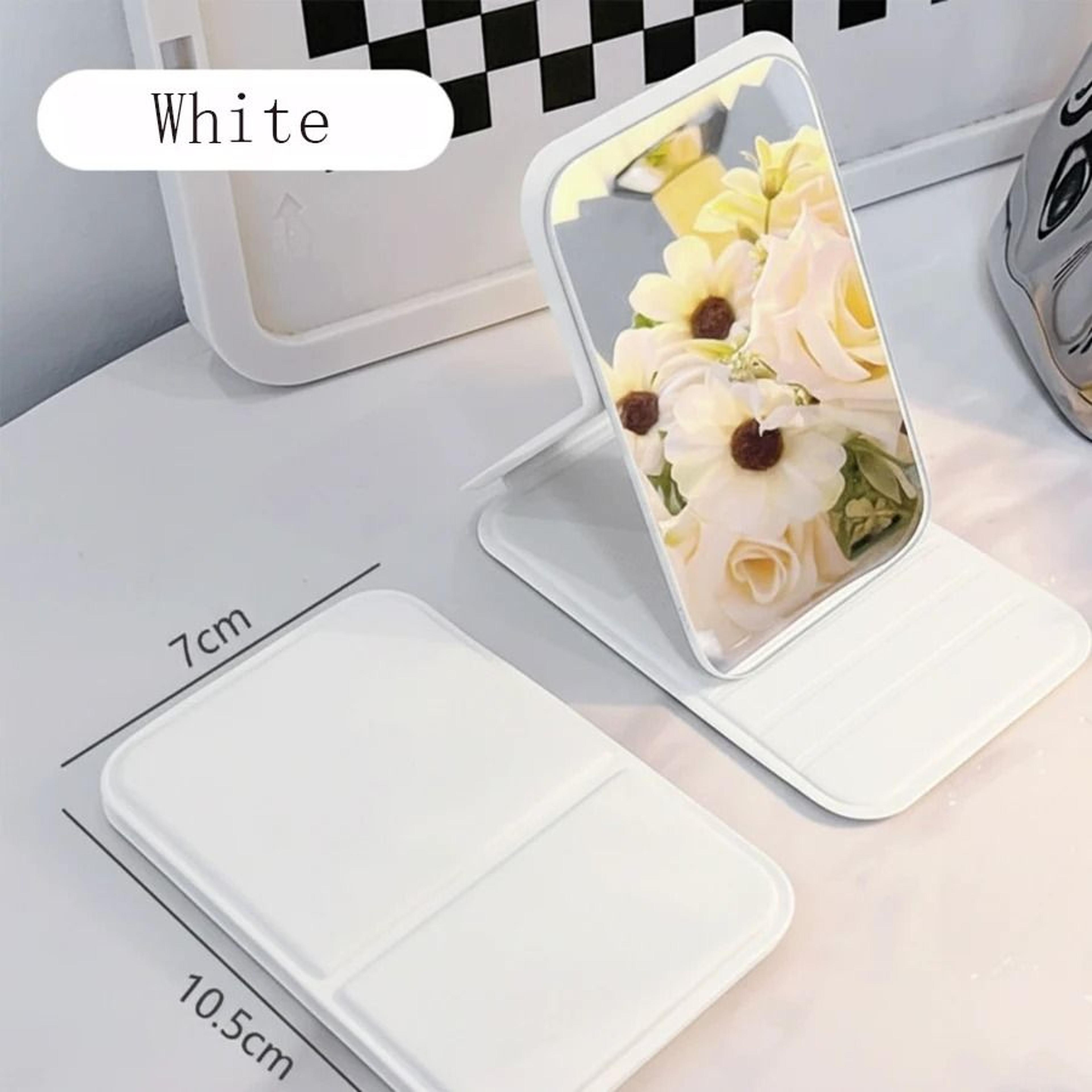 Personalized Folding Makeup Mirror Portable Standable Mini Travel Vanity Mirror 3
