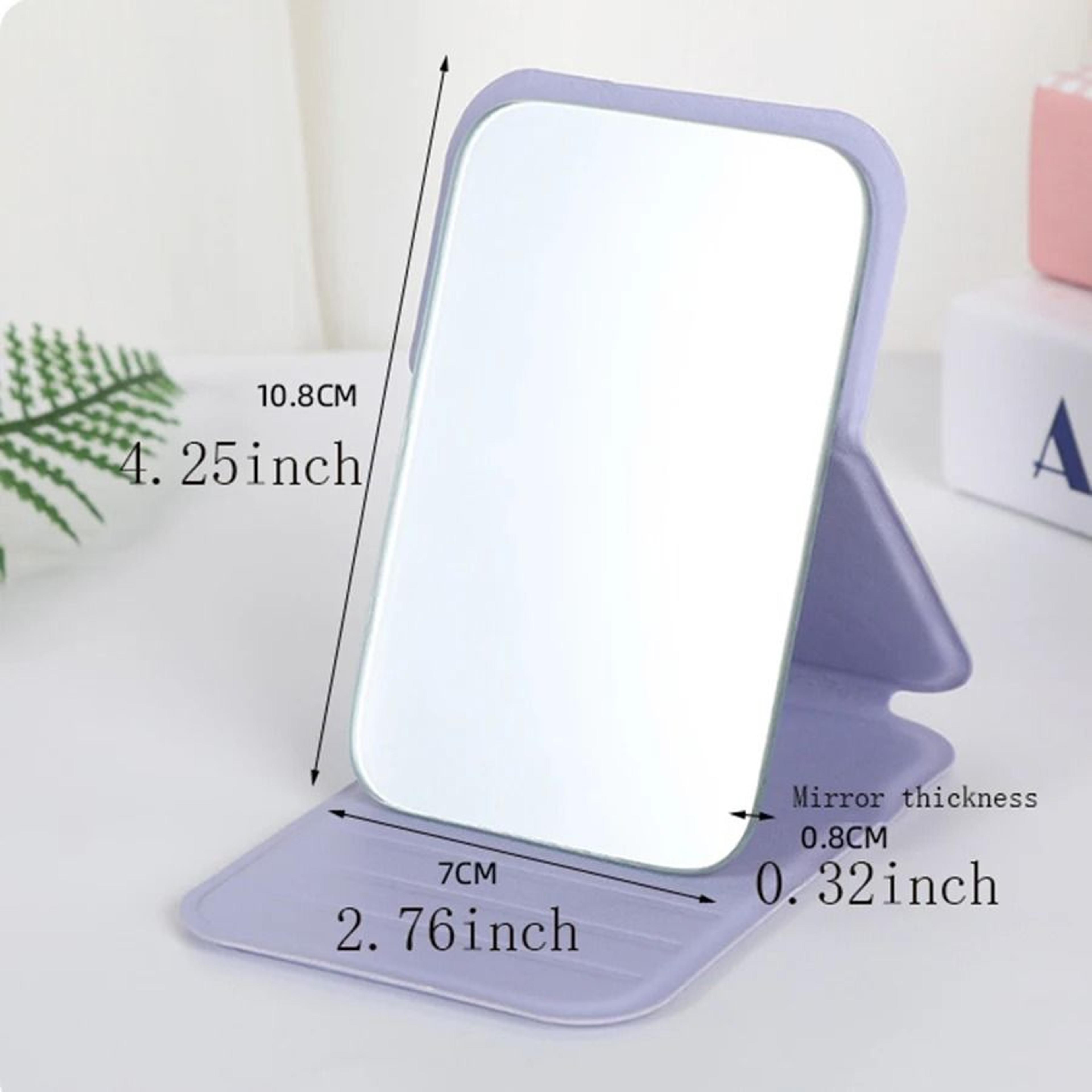 Personalized Folding Makeup Mirror Portable Standable Mini Travel Vanity Mirror 6