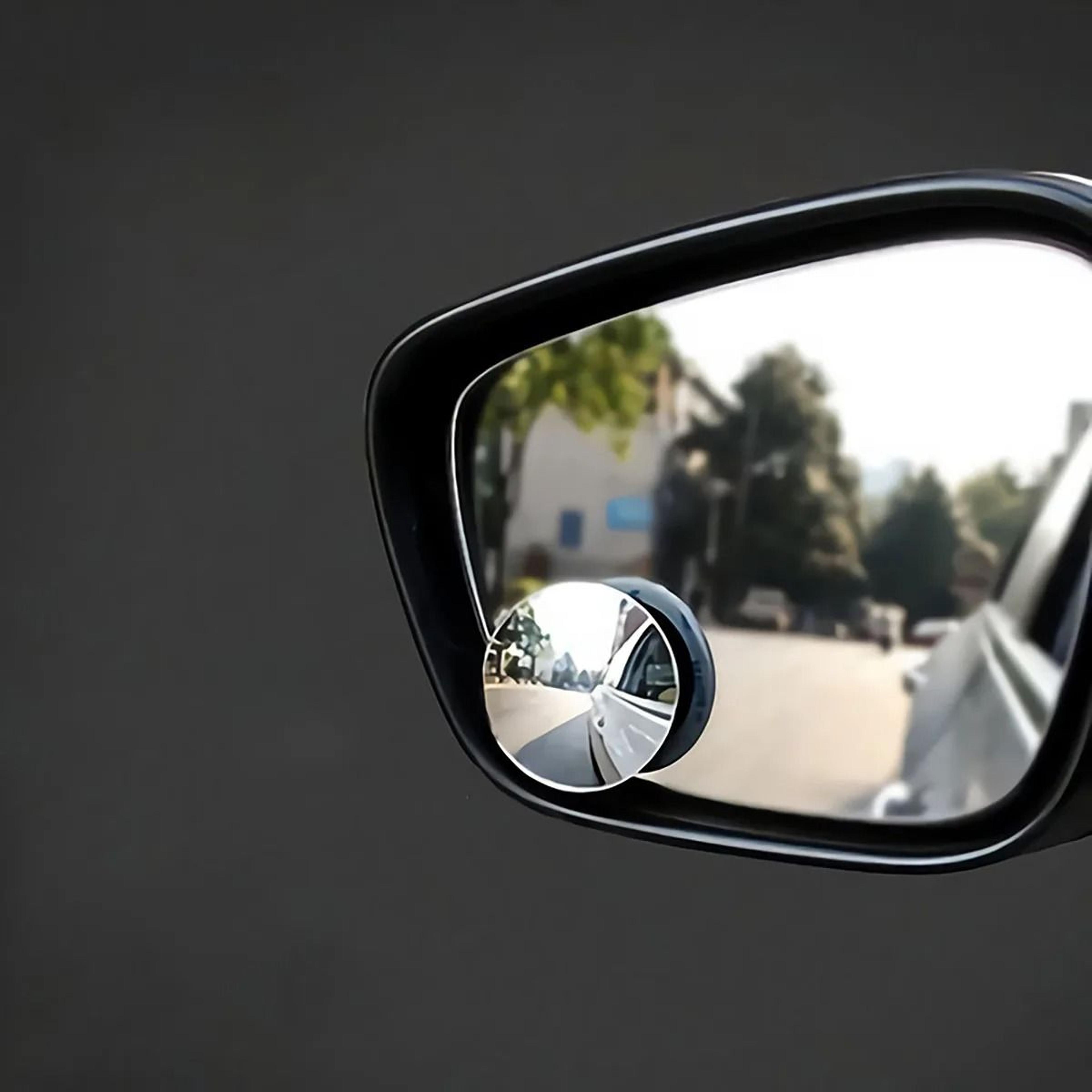 360 Adjustable Blind Spot Mirrors Wide Angle Frameless Car Mirror Set 8