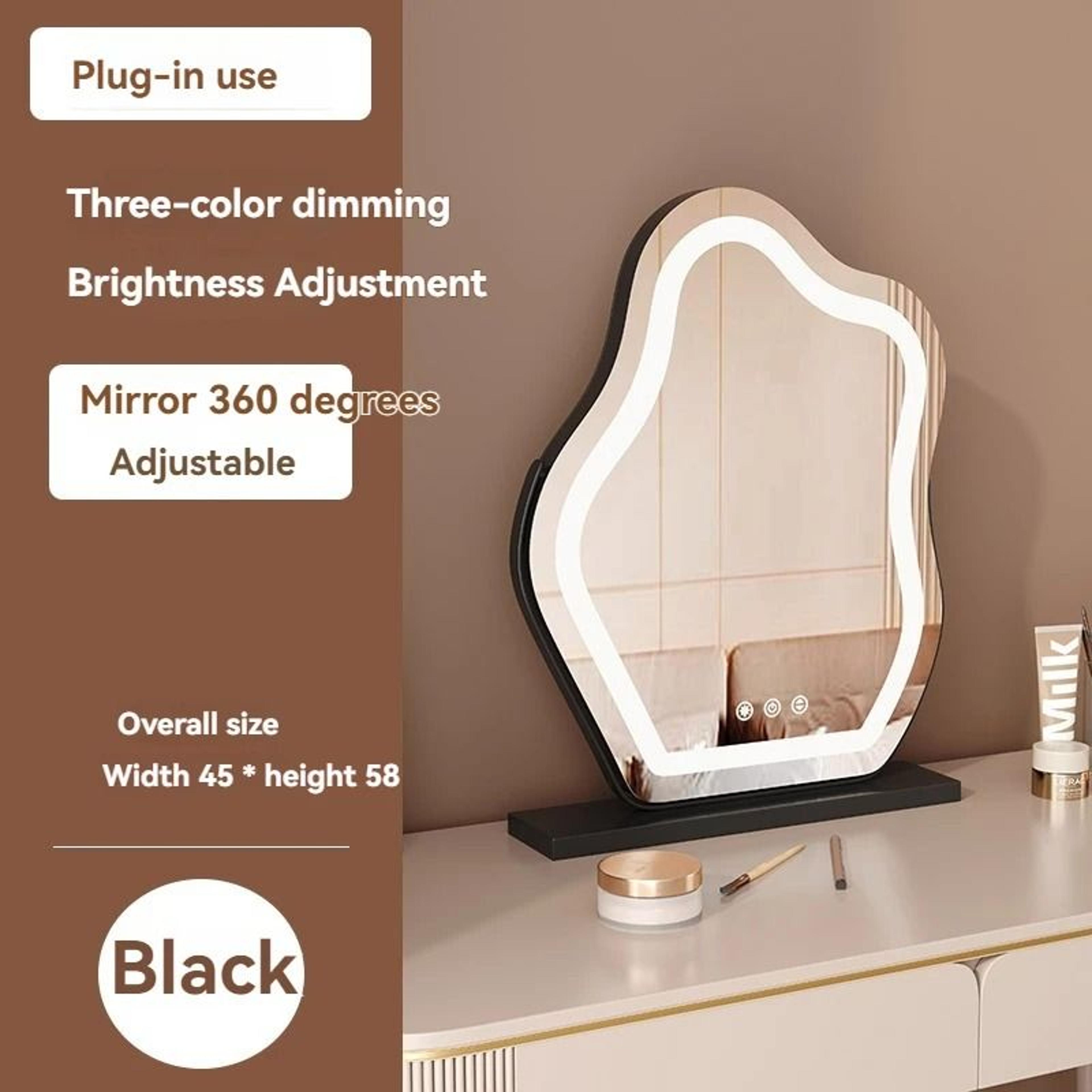 Cloud LED Makeup Mirror Lighted Desktop Vanity Mirror For Bedroom 4
