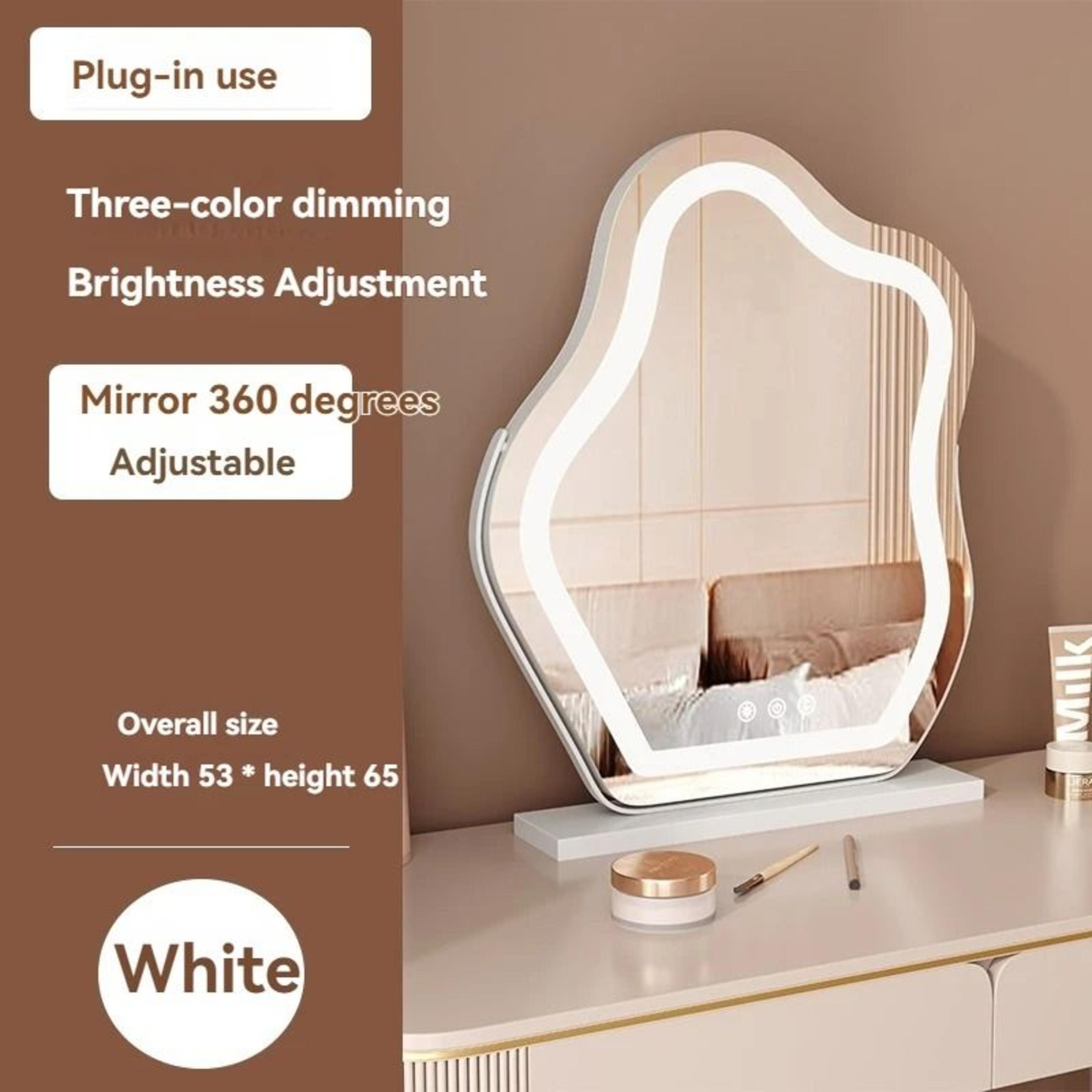 Cloud LED Makeup Mirror Lighted Desktop Vanity Mirror For Bedroom 8