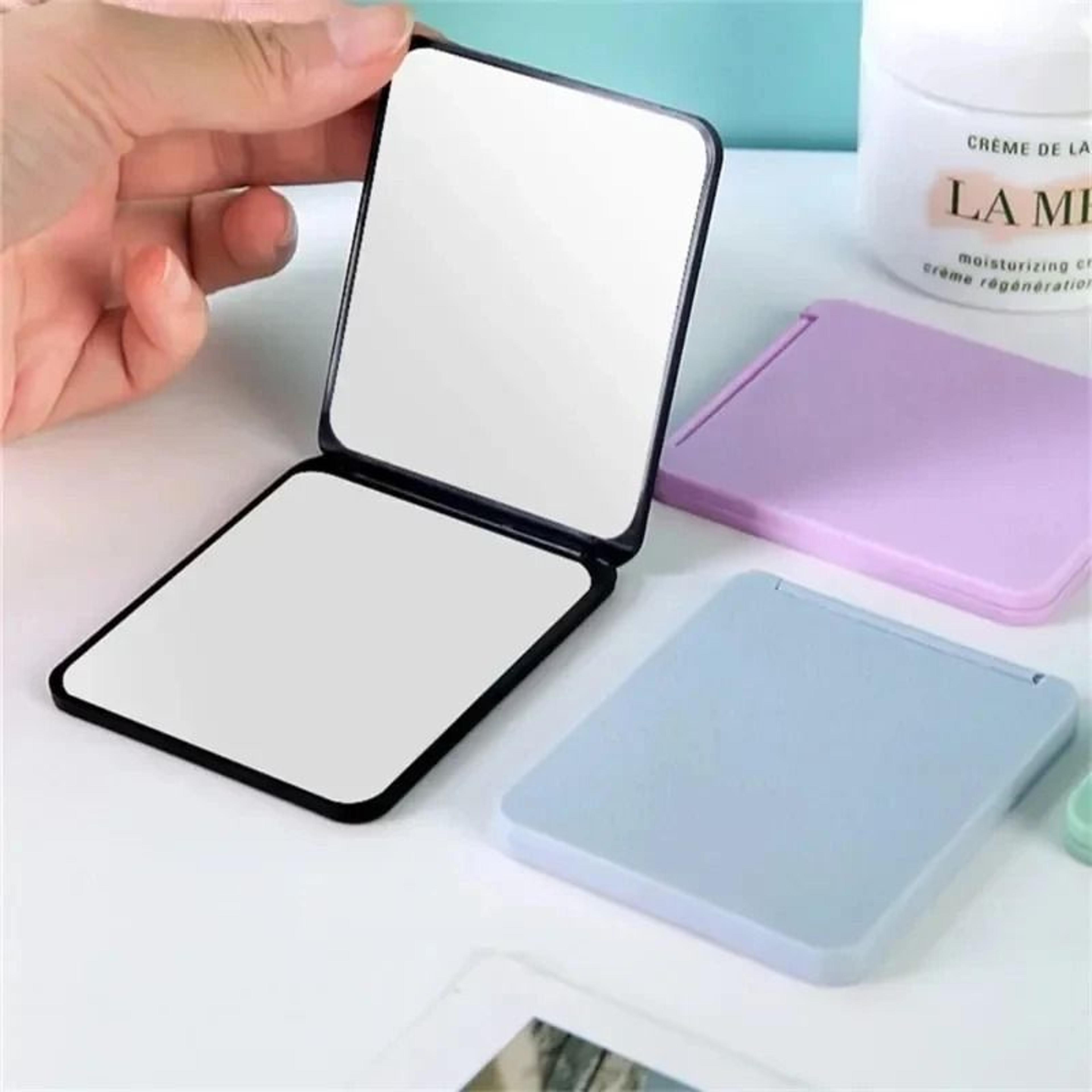 Double Sided Folding Makeup Mirror Portable Mini Pocket Travel Mirror 9