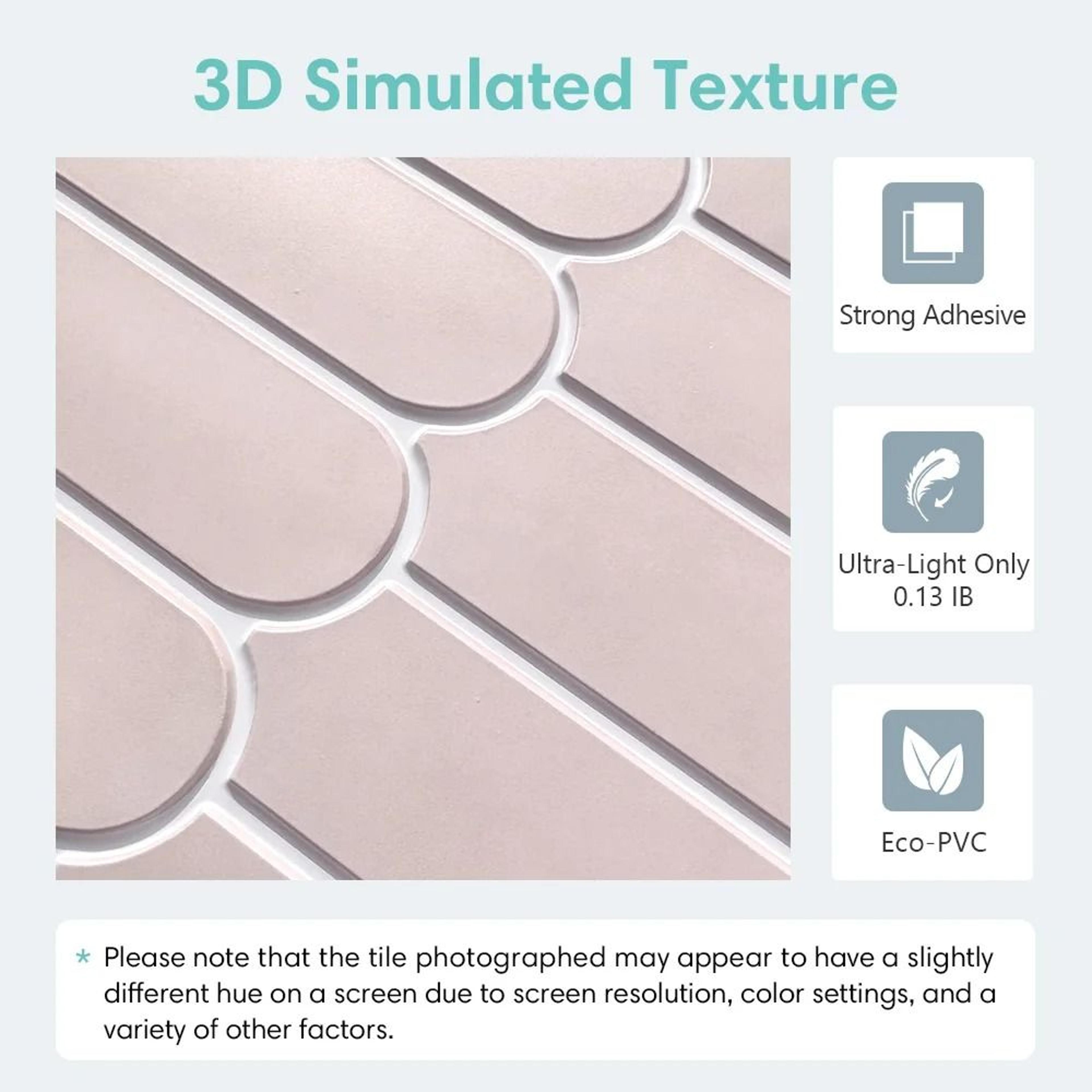3D Fish Scale Peel And Stick Wall Panels Waterproof PVC Backsplash Tiles 8