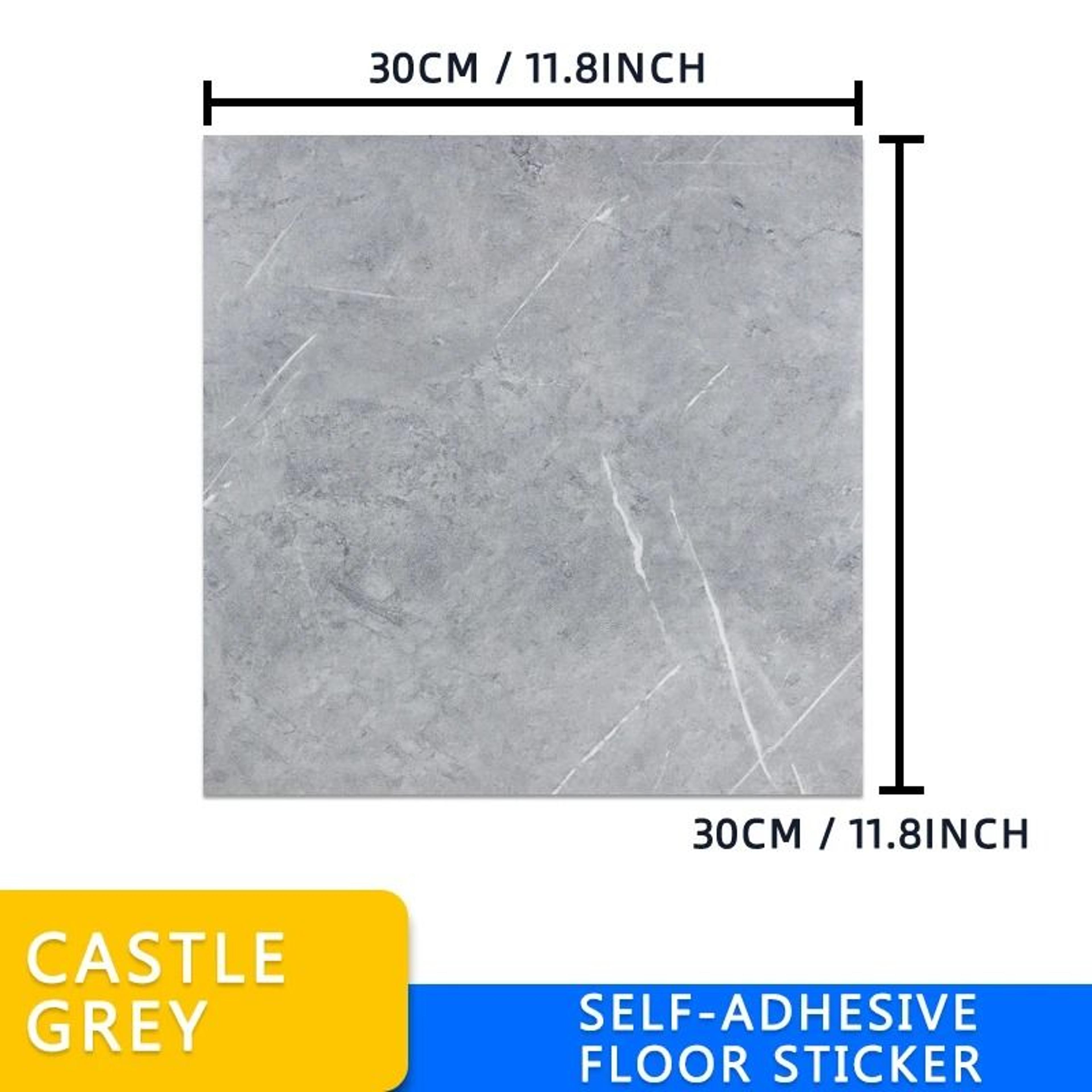 20Pcs Marble Peel And Stick Floor Tiles Waterproof Self Adhesive PVC Decals 4