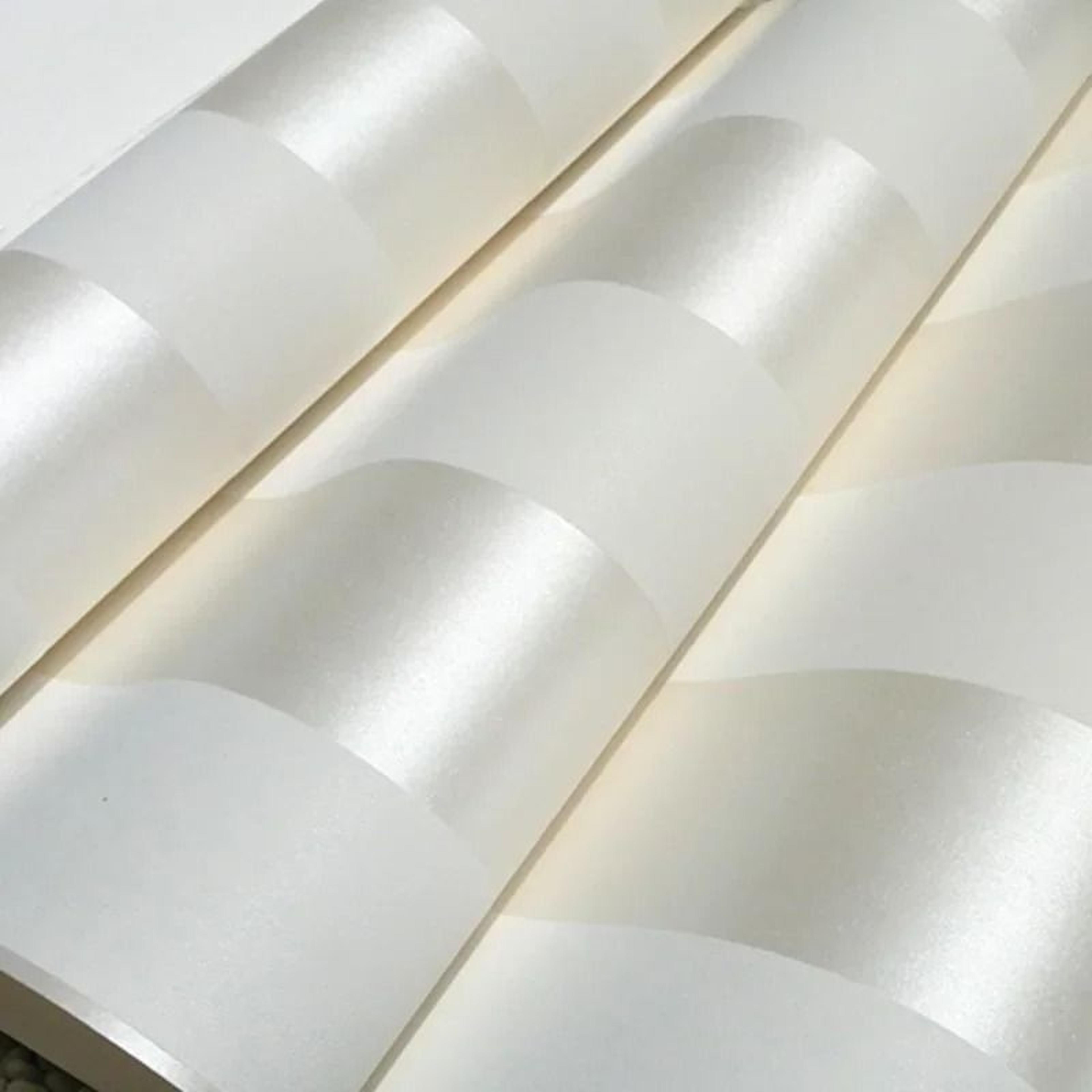 3D Green Textured Wallpaper Roll Mildew Resistant Solid Color Wall Covering 1