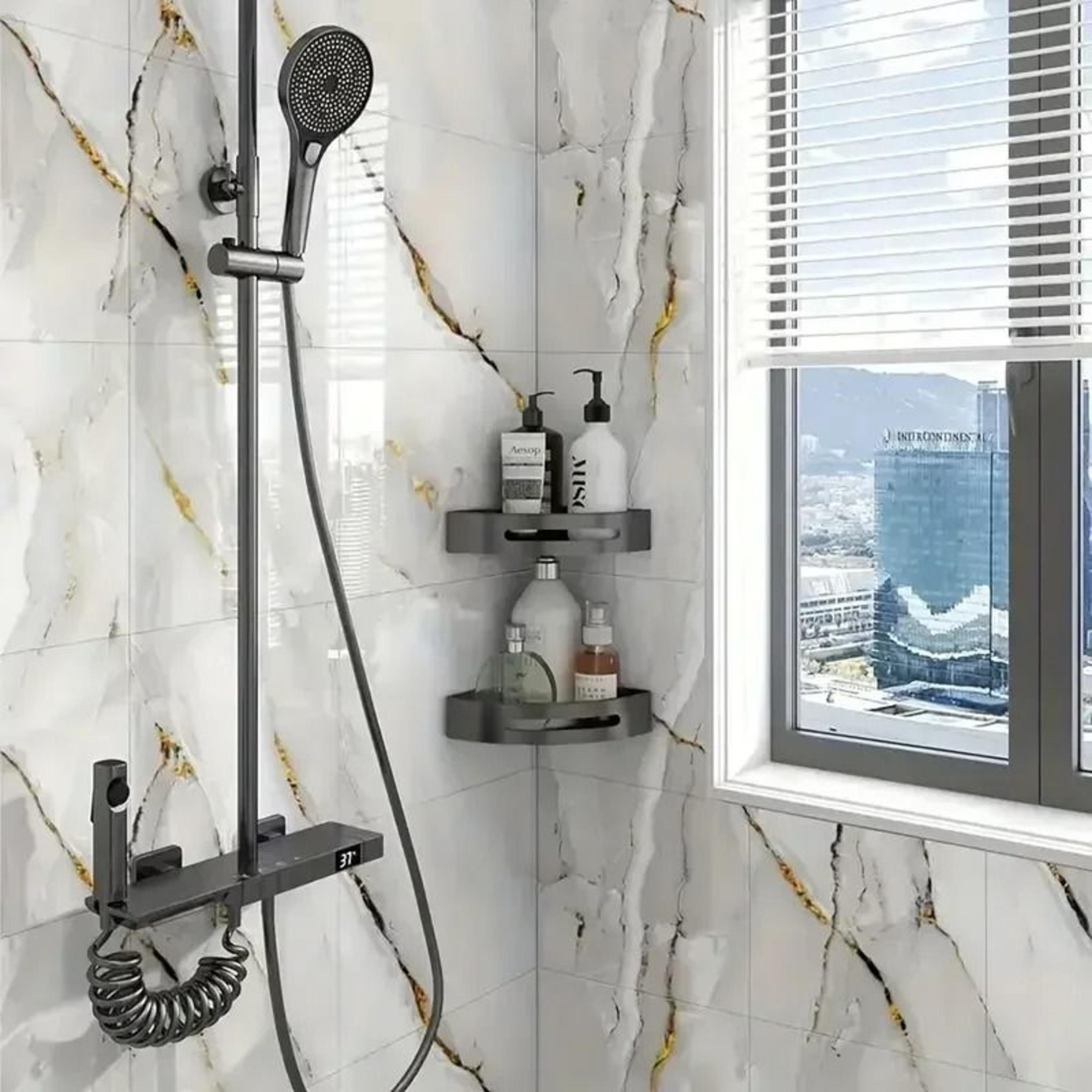 10 Piece Marble Look Peel And Stick Floor Tiles Thickened PVC Flooring 7