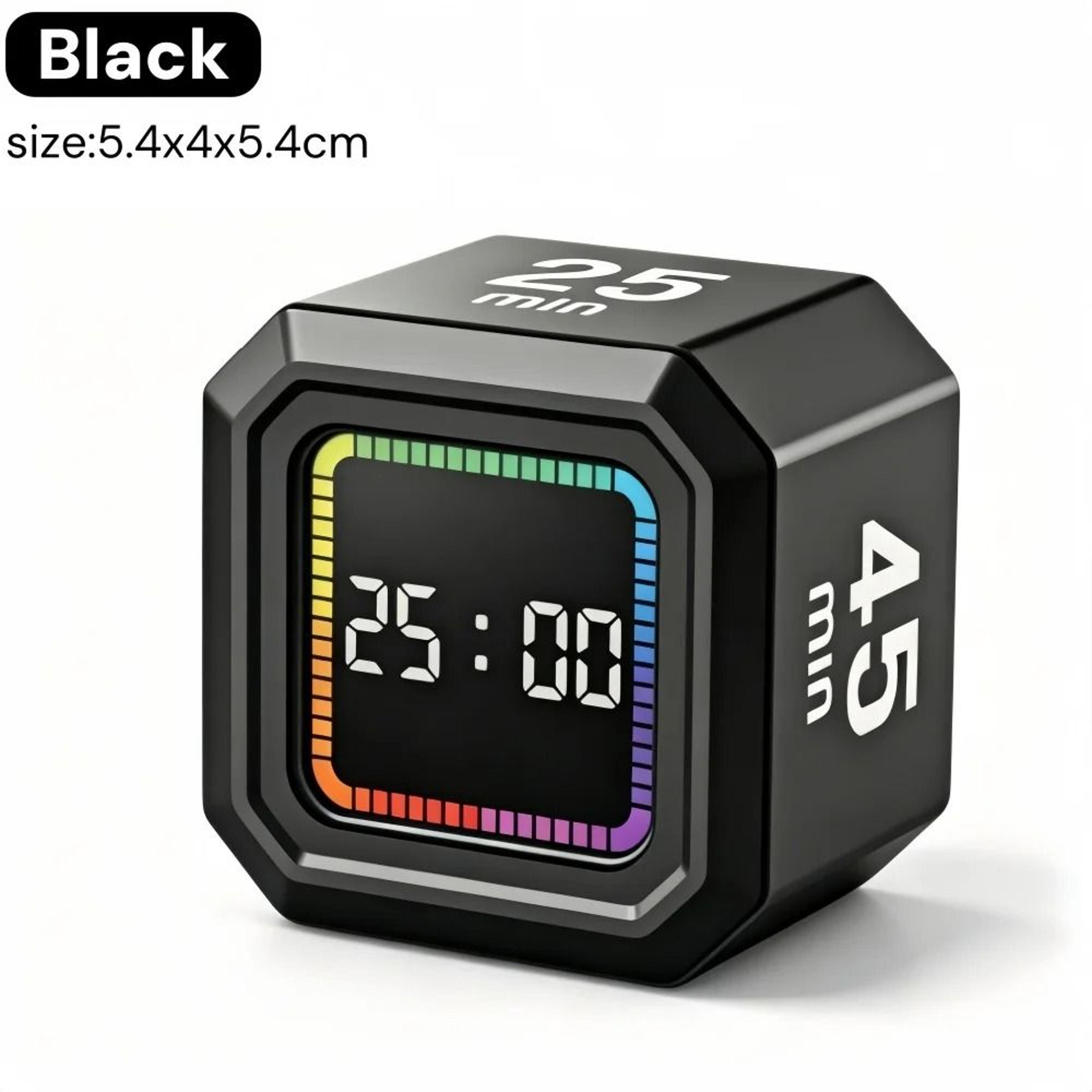 Magnetic Flip Countdown Timer Gravity Sensing Rechargeable Desk Cube 1
