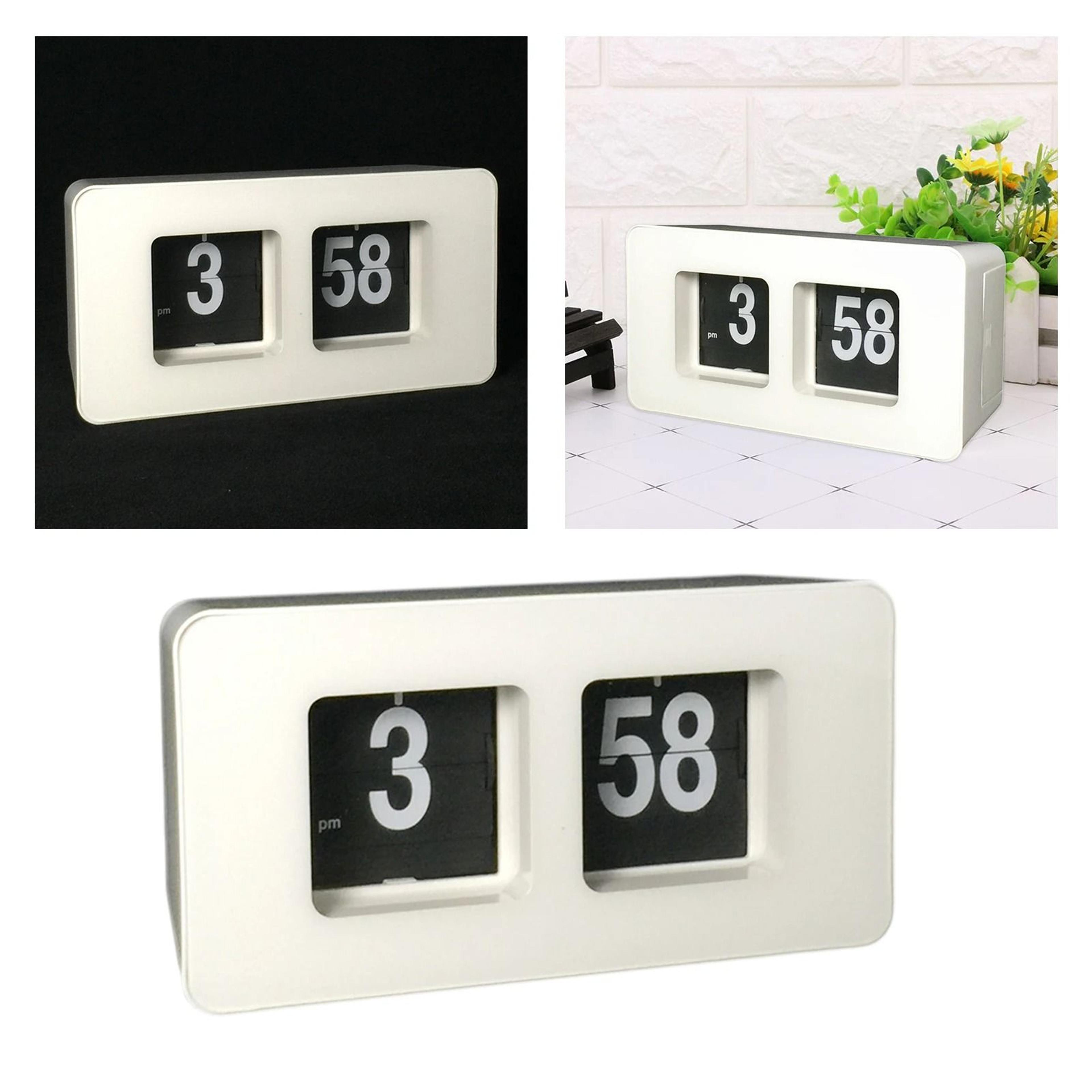Retro Auto Flip Wall And Desk Clock With Large Display 9