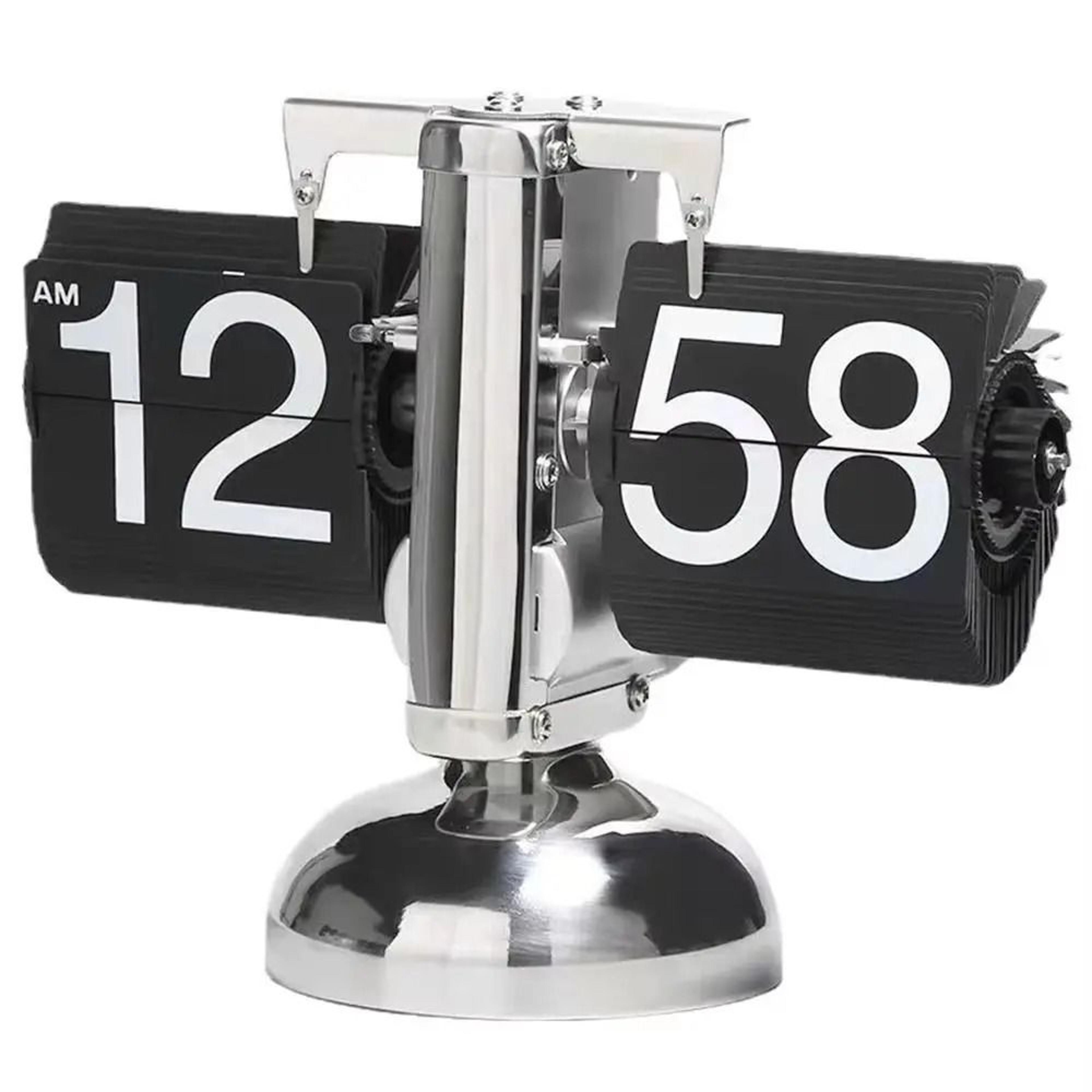 Vintage Page Turning Desk Clock With Accurate Quartz Movement 9
