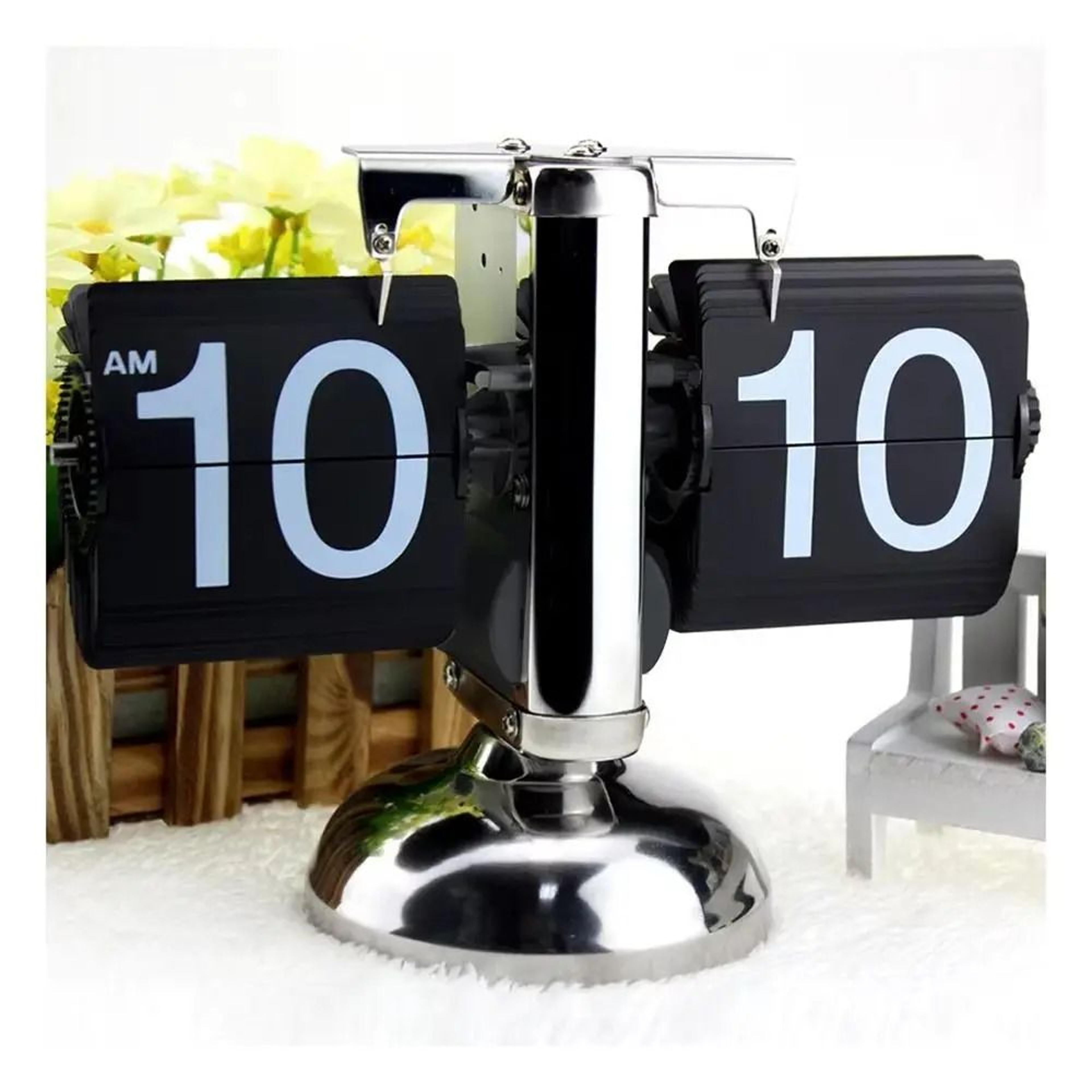 Vintage Page Turning Desk Clock With Accurate Quartz Movement 6