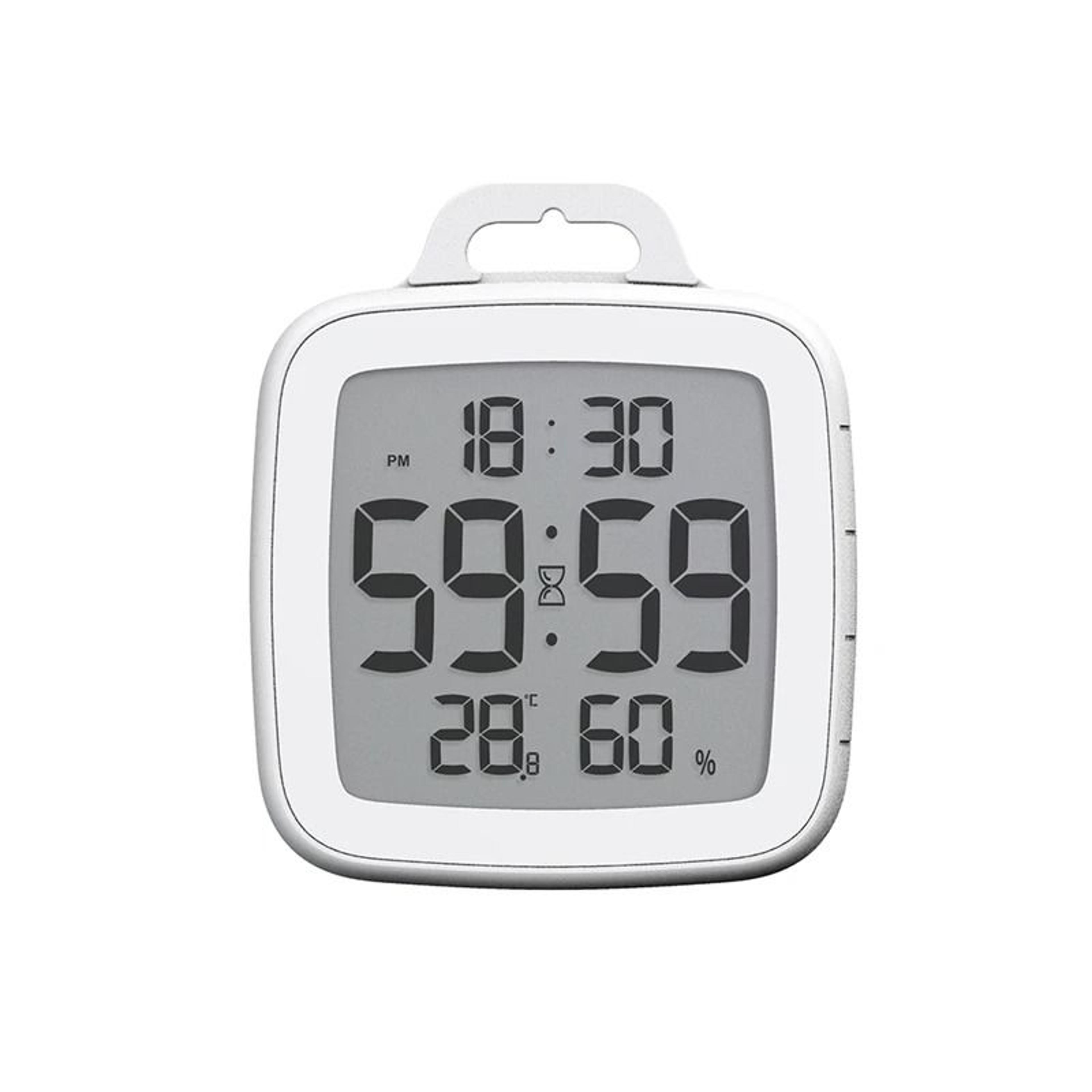 Waterproof Digital Shower Clock With Countdown Timer And Temperature Humidity Display 2