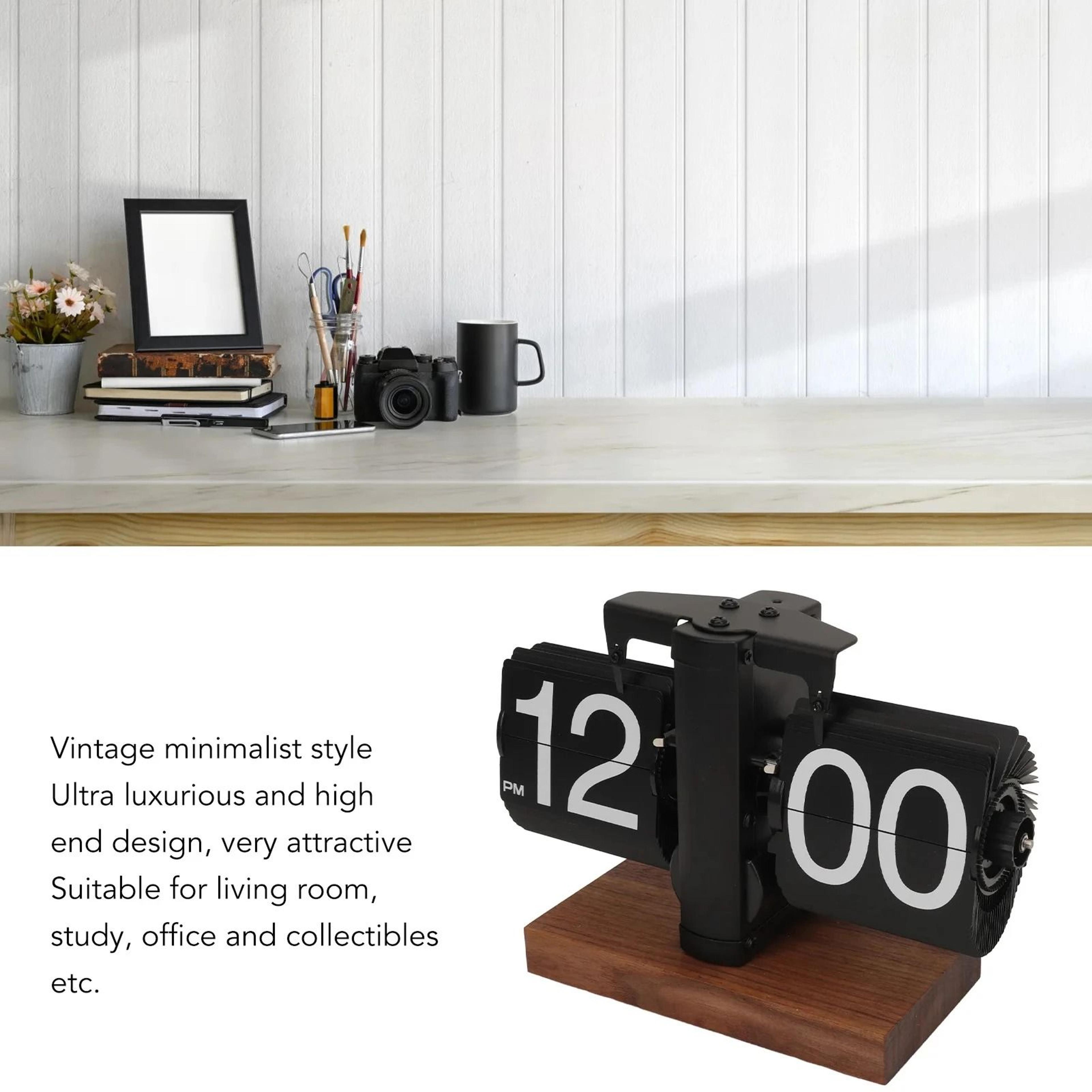 Automatic Retro Flip Table Clock With Large Number Display 3