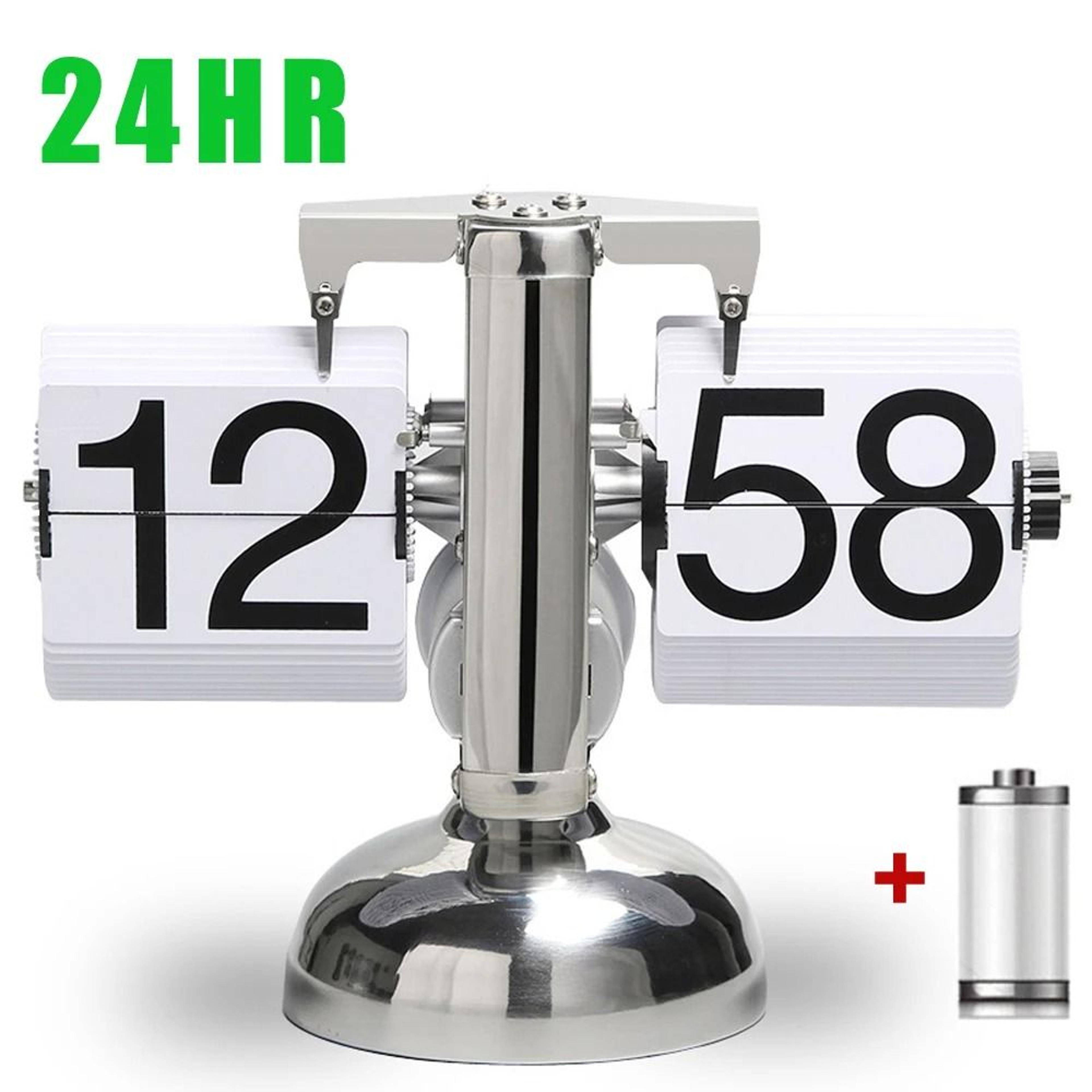 Automatic Retro Flip Desk Clock With Large Number Display 2