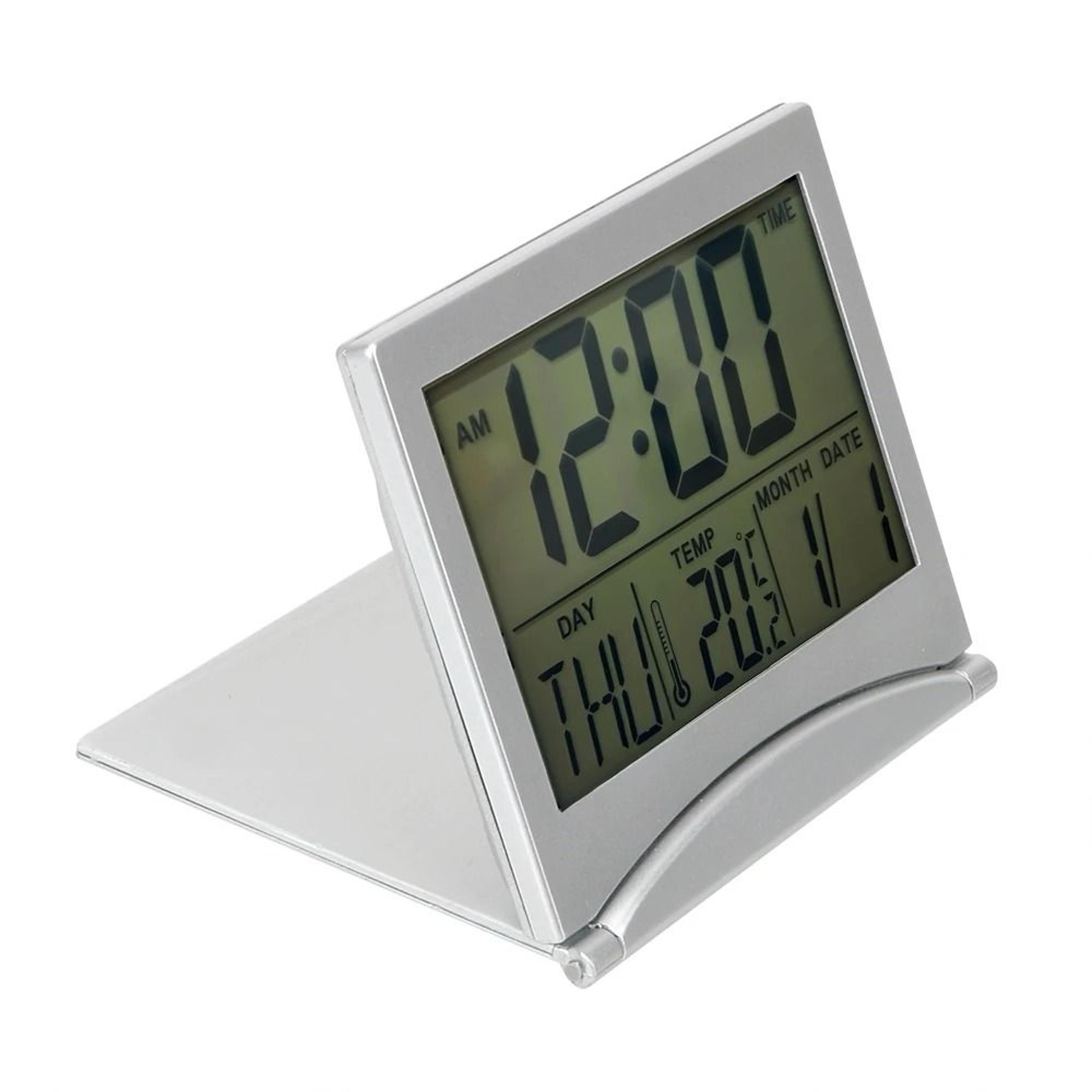 Foldable Digital Desk Alarm Clock With Timer Temperature And Calendar 0