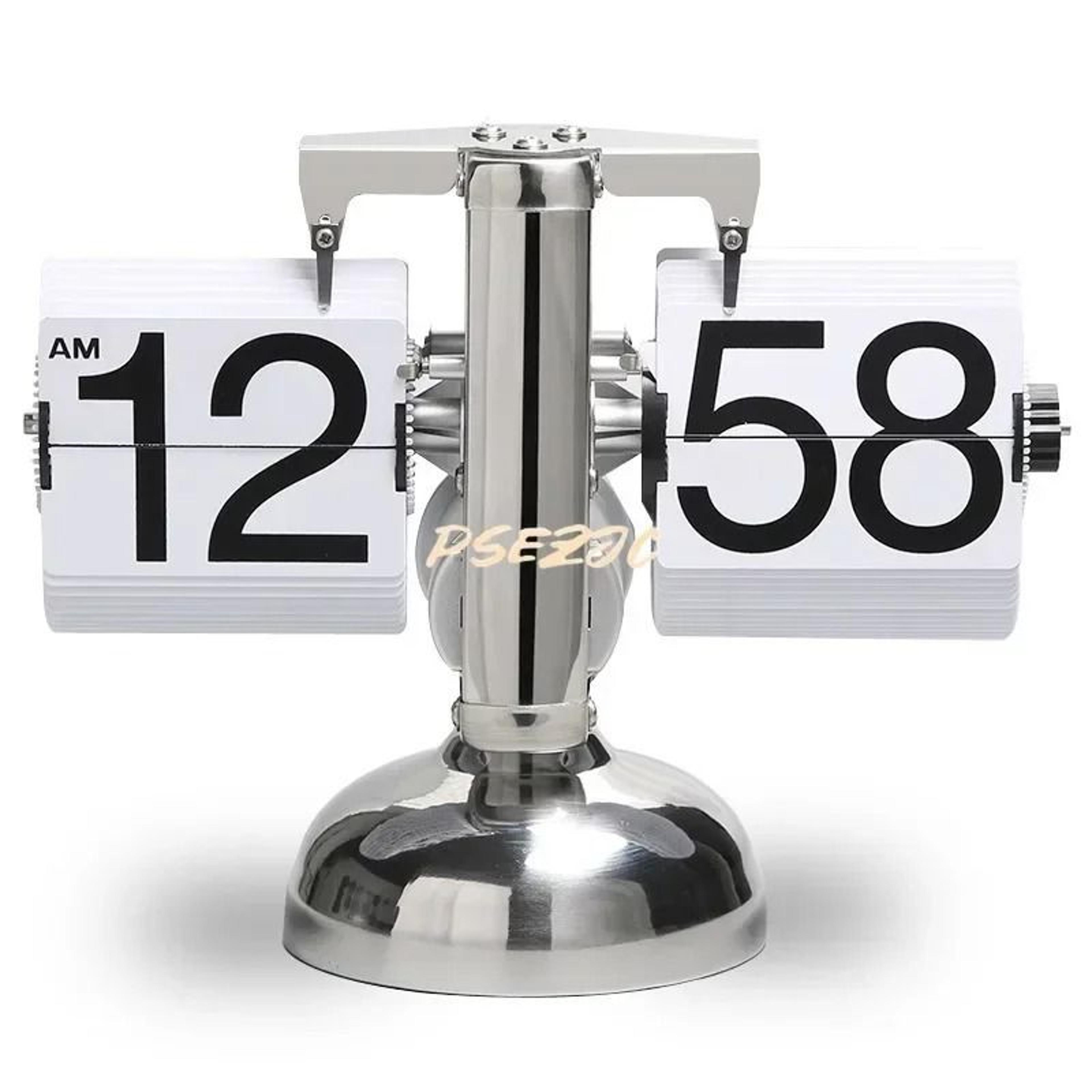 Nordic Retro Automatic Flip Desk Clock With Large Number Display 5